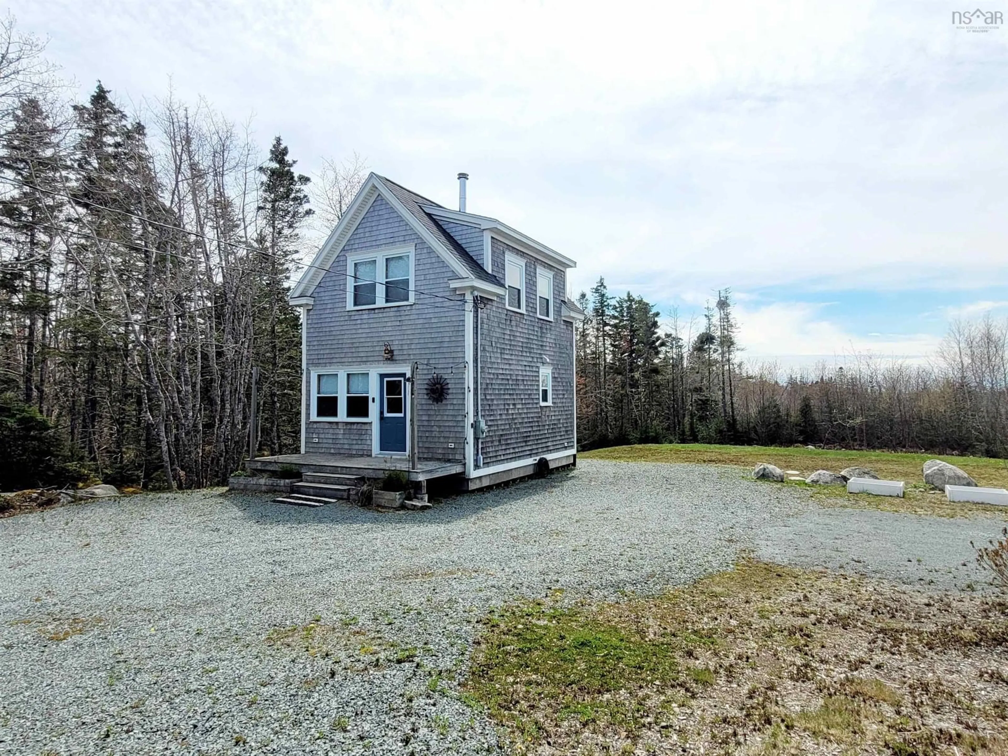 A pic from outside/outdoor area/front of a property/back of a property/a pic from drone, unknown for 83 Golden Horizon Dr, South West Port Mouton Nova Scotia B0T 1T0