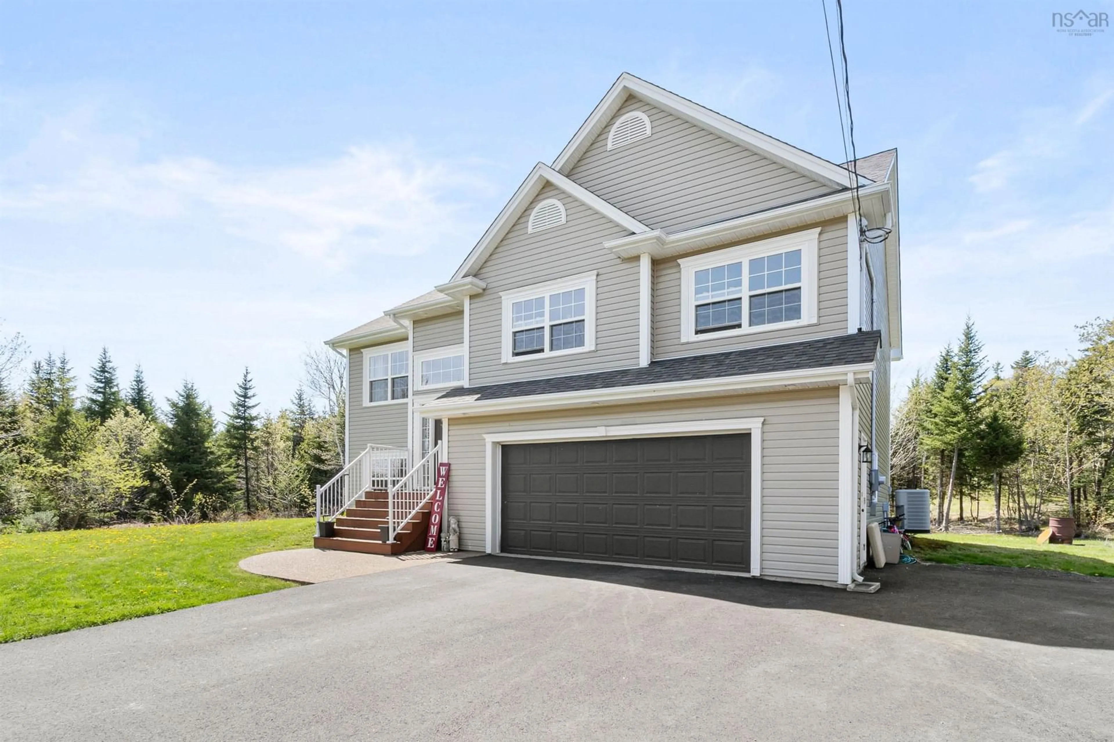 Home with vinyl exterior material, street for 331 Newbury Rd, Lucasville Nova Scotia B4B 0C6
