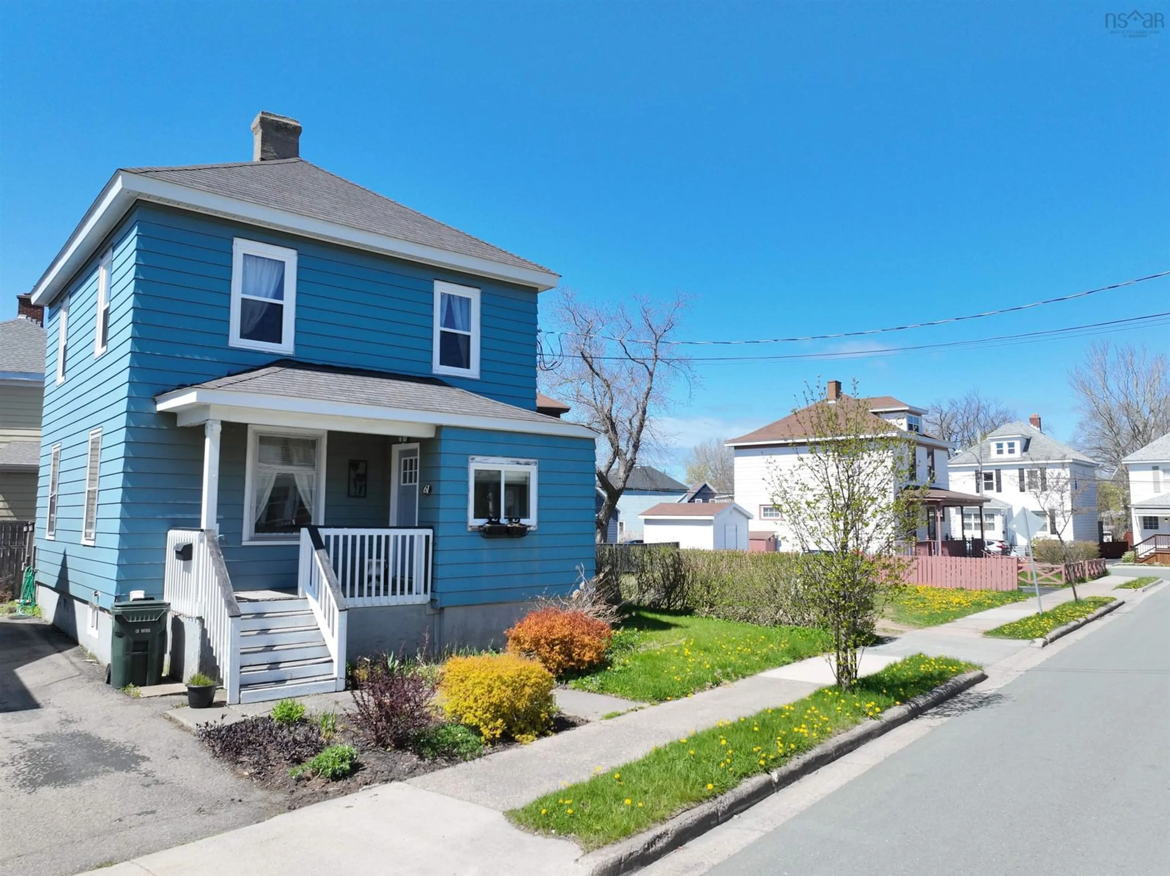 Home with vinyl exterior material, street for 61 Lorway Avenue, Sydney Nova Scotia B1P 4Z3