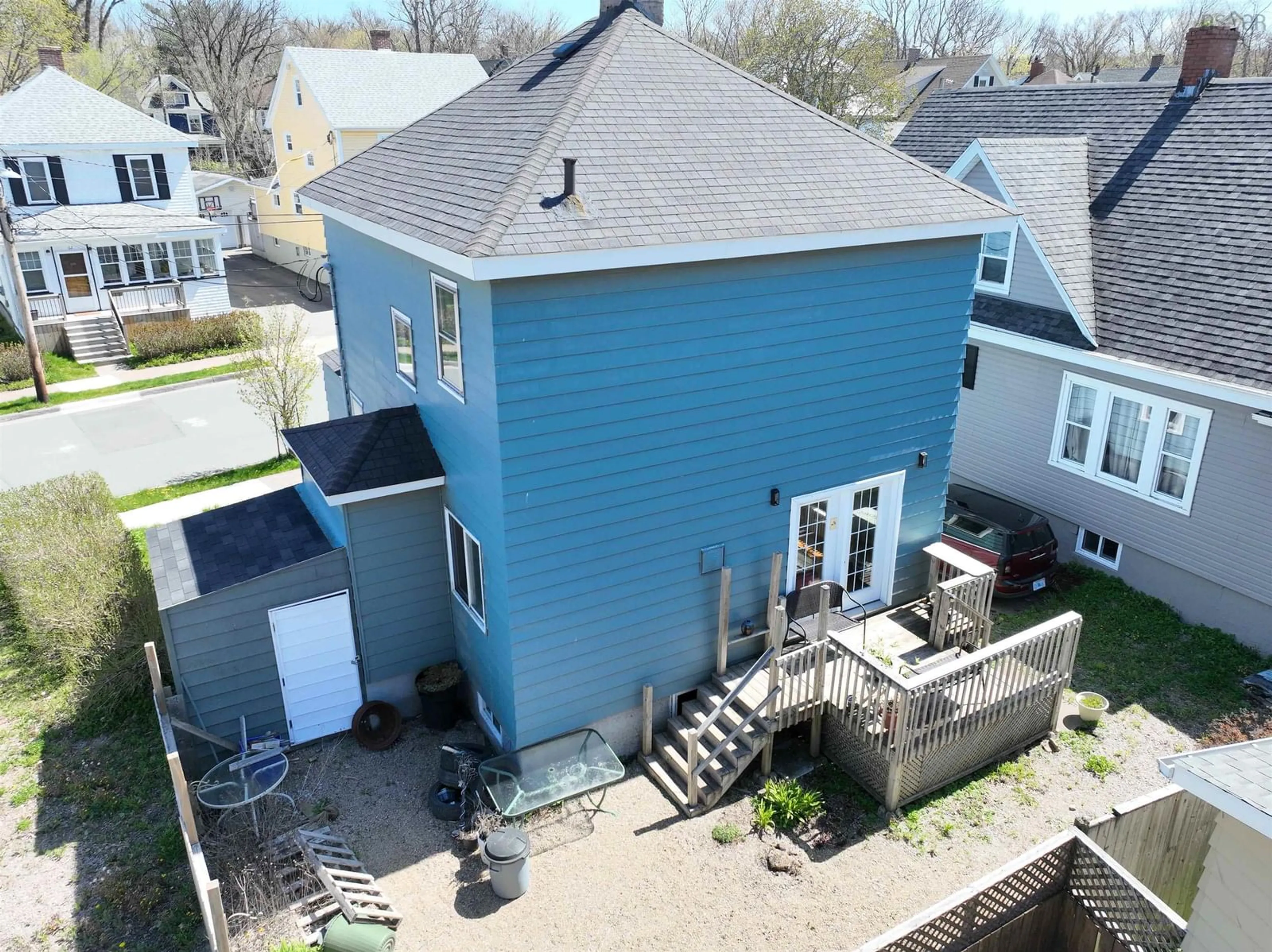 A pic from outside/outdoor area/front of a property/back of a property/a pic from drone, street for 61 Lorway Avenue, Sydney Nova Scotia B1P 4Z3