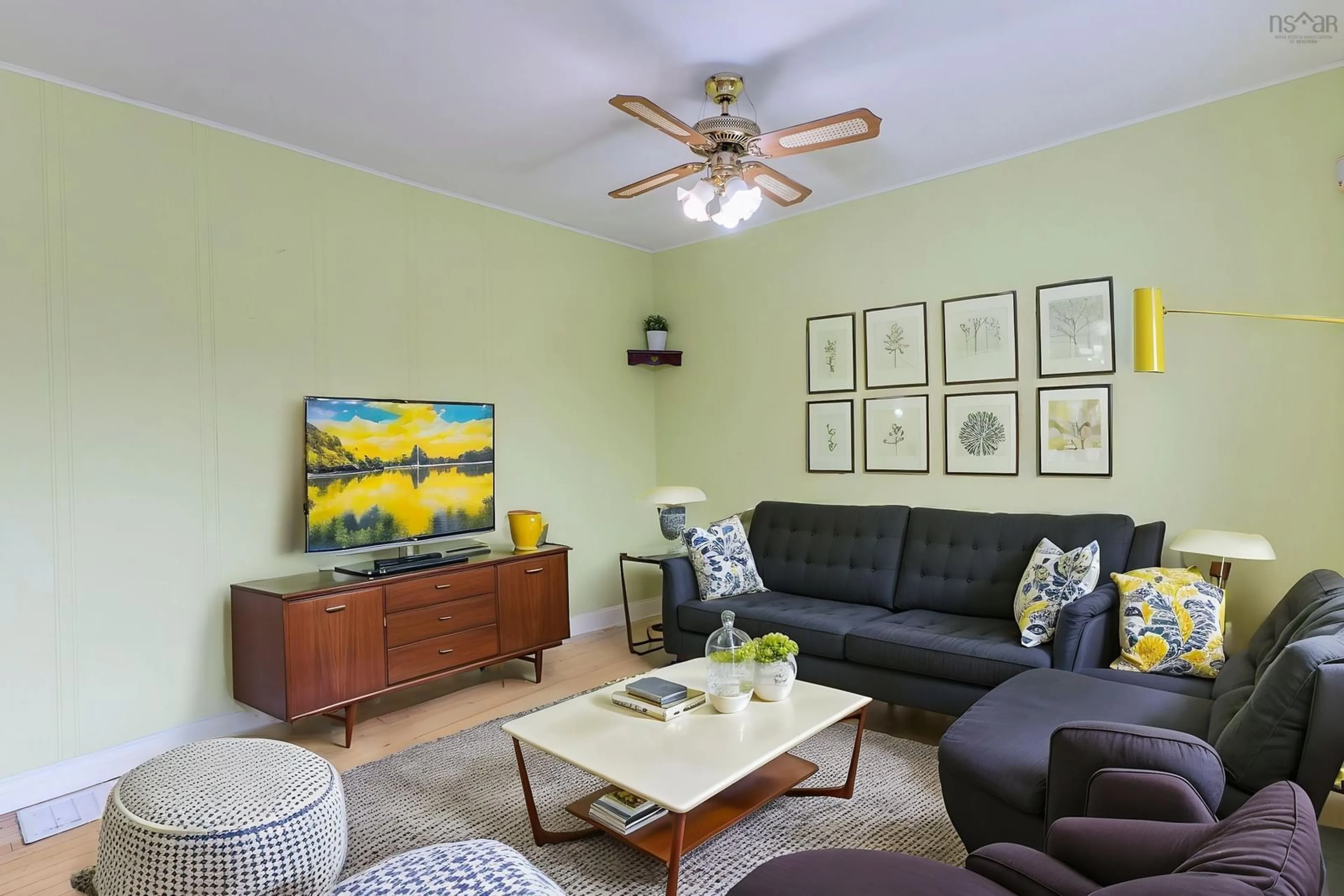 Living room with furniture, unknown for 35 Farrell St, Dartmouth Nova Scotia B3A 4B2