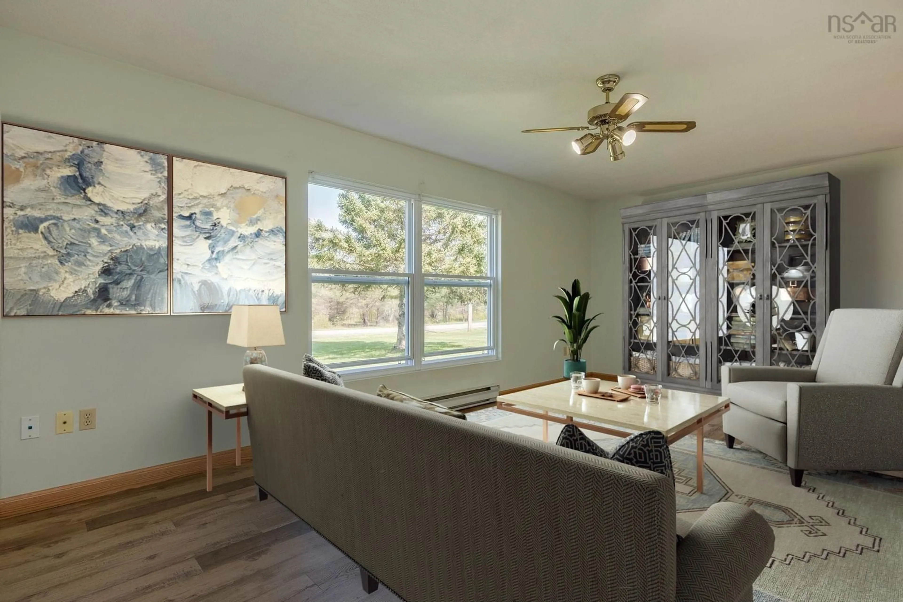 Living room with furniture, unknown for 43 Kelcey Lane, Wilmot Nova Scotia B0P 1W0