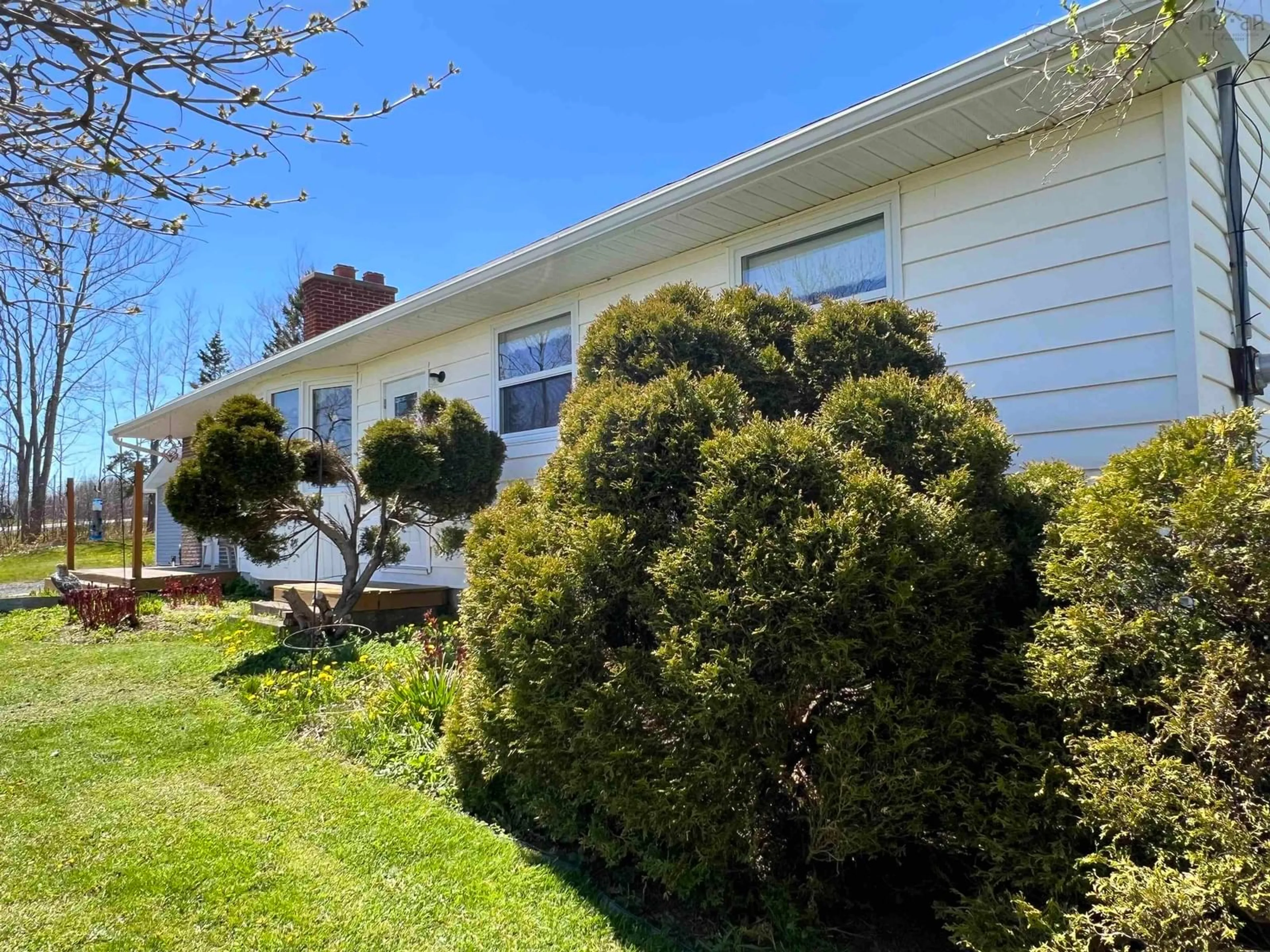 Home with vinyl exterior material, street for 1951 Frasers Mountain Rd, Frasers Mountain Nova Scotia B2H 5C4