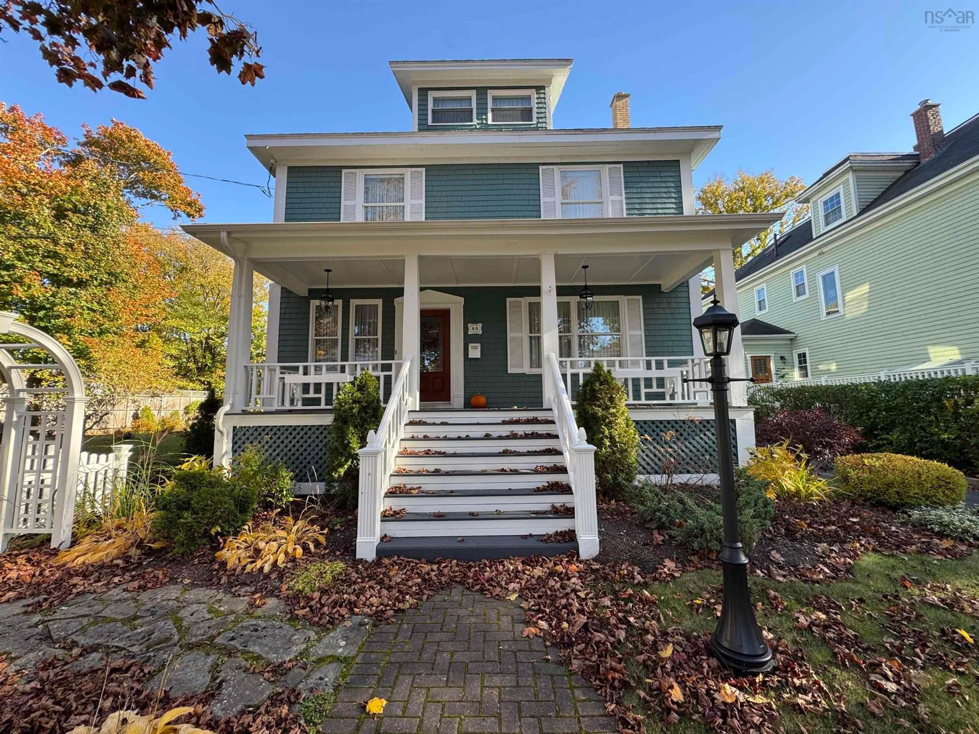 Home with vinyl exterior material, street for 80 Whitney Ave, Sydney Nova Scotia B1P 4Z9