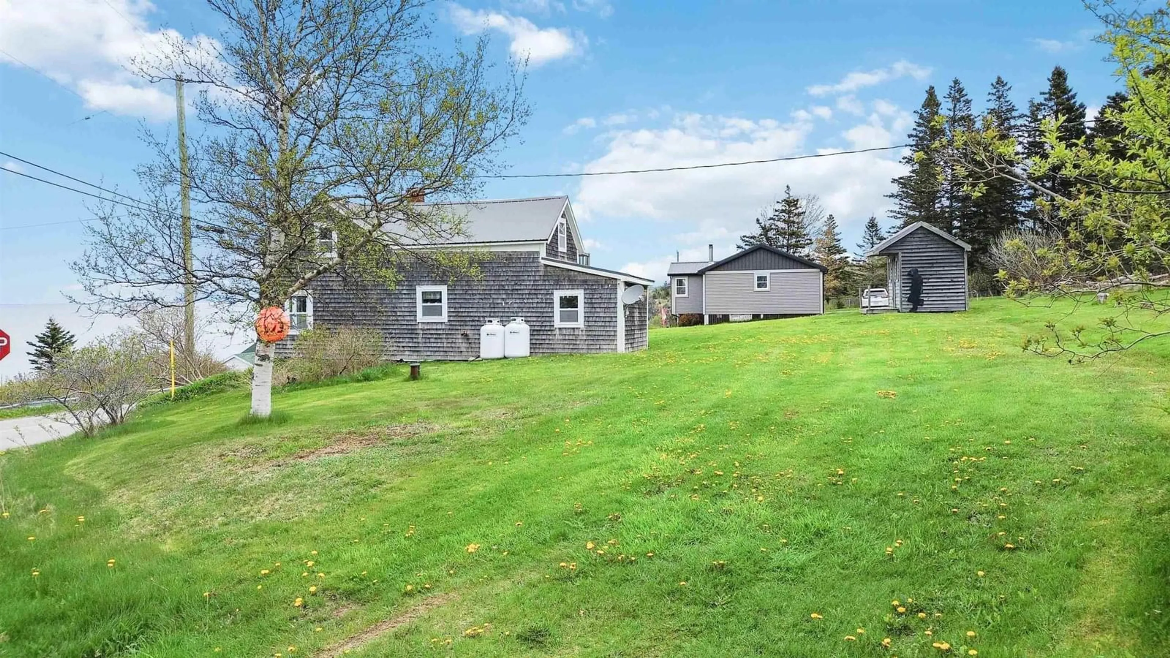 A pic from outside/outdoor area/front of a property/back of a property/a pic from drone, street for 4653 Black Rock Road, Canada Creek Nova Scotia B0P 1V0