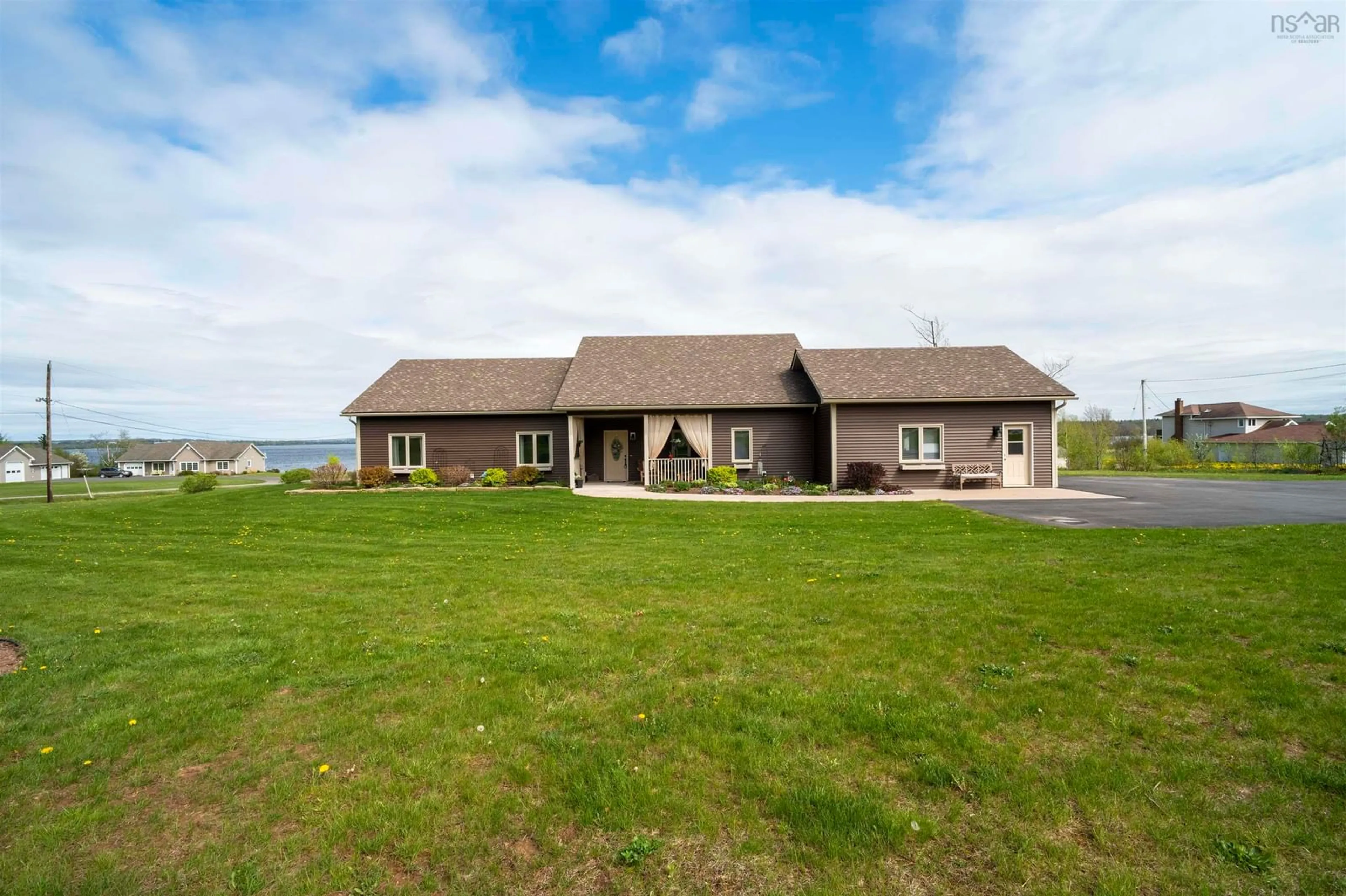 A pic from outside/outdoor area/front of a property/back of a property/a pic from drone, water/lake/river/ocean view for 2162 Hwy 376, Lyons Brook Nova Scotia B0K 1H0
