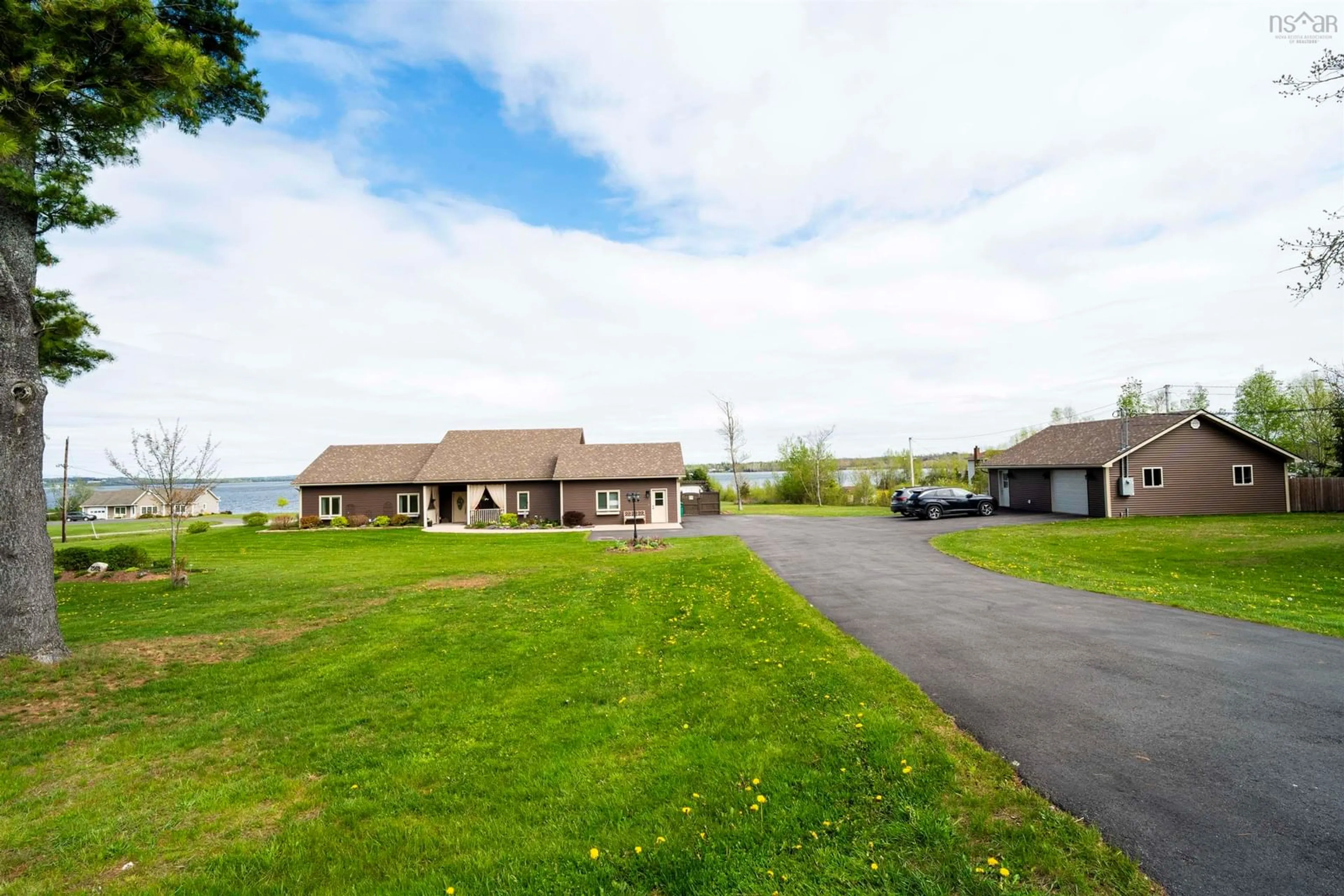 A pic from outside/outdoor area/front of a property/back of a property/a pic from drone, water/lake/river/ocean view for 2162 Hwy 376, Lyons Brook Nova Scotia B0K 1H0