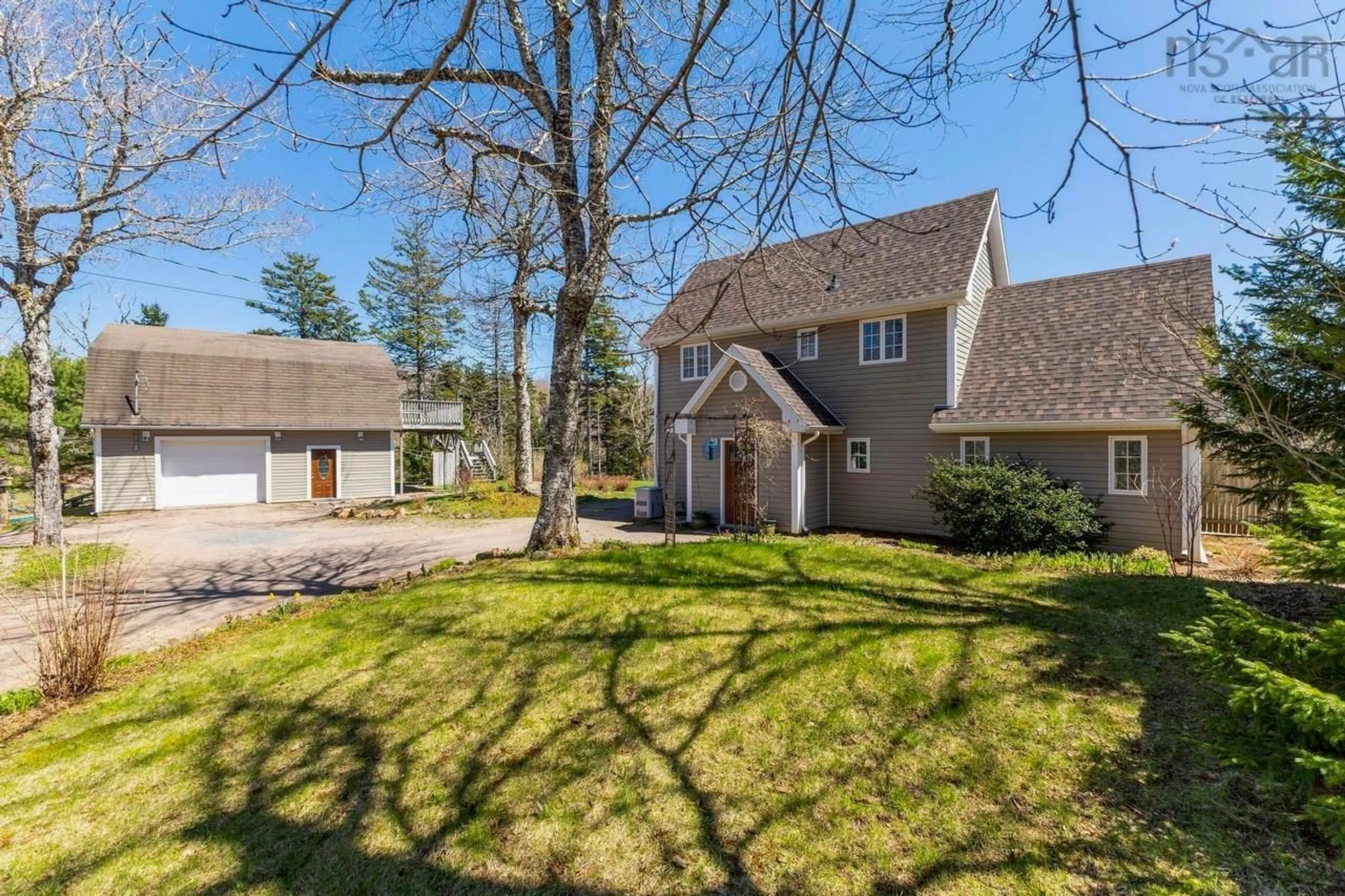 A pic from outside/outdoor area/front of a property/back of a property/a pic from drone, street for 344 Hart Lake Rd, Hart Lake Nova Scotia B0M 1G0