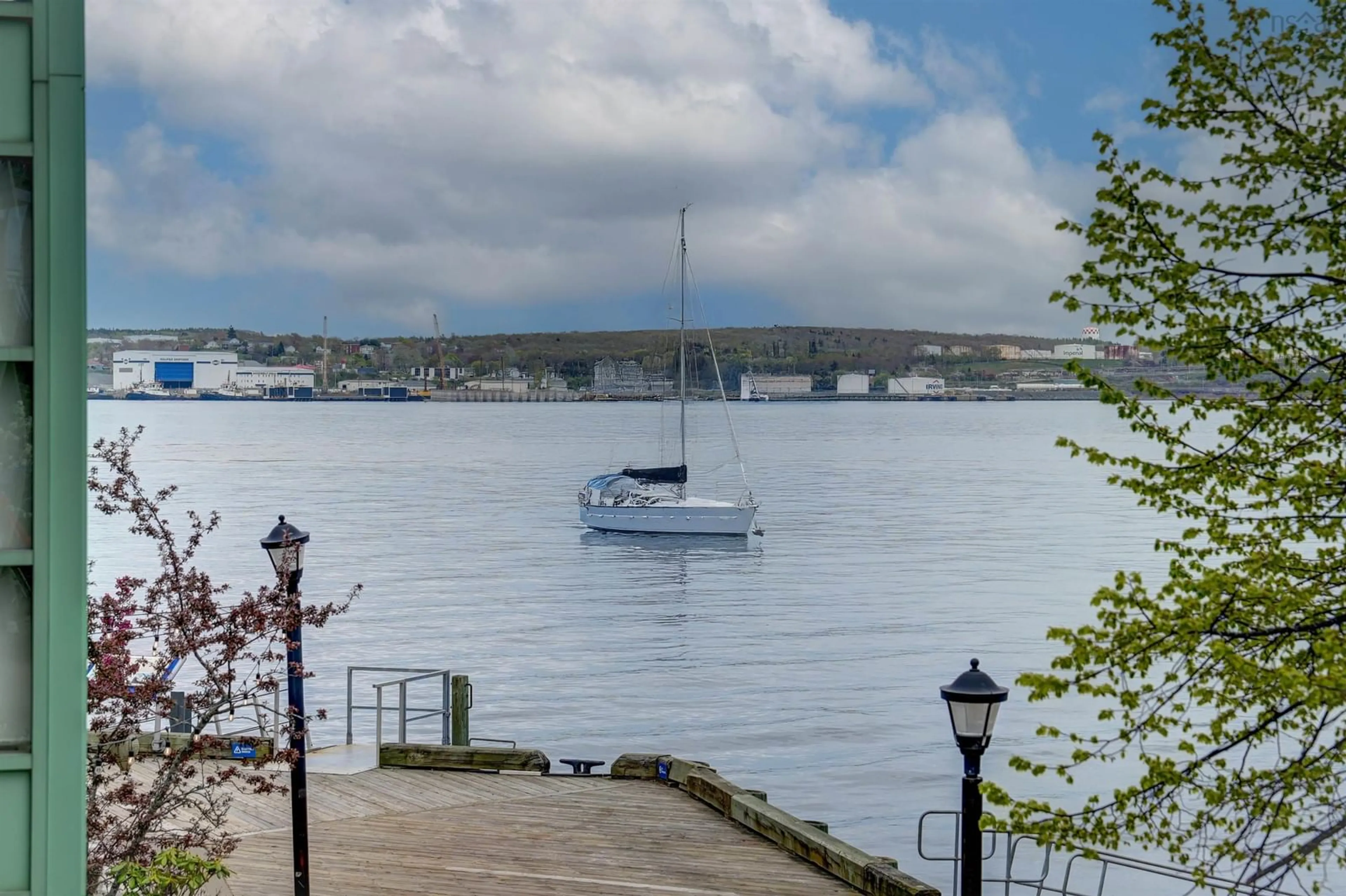 A pic from outside/outdoor area/front of a property/back of a property/a pic from drone, water/lake/river/ocean view for 1477 Lower Water St #234, Halifax Nova Scotia B3J 3Z4