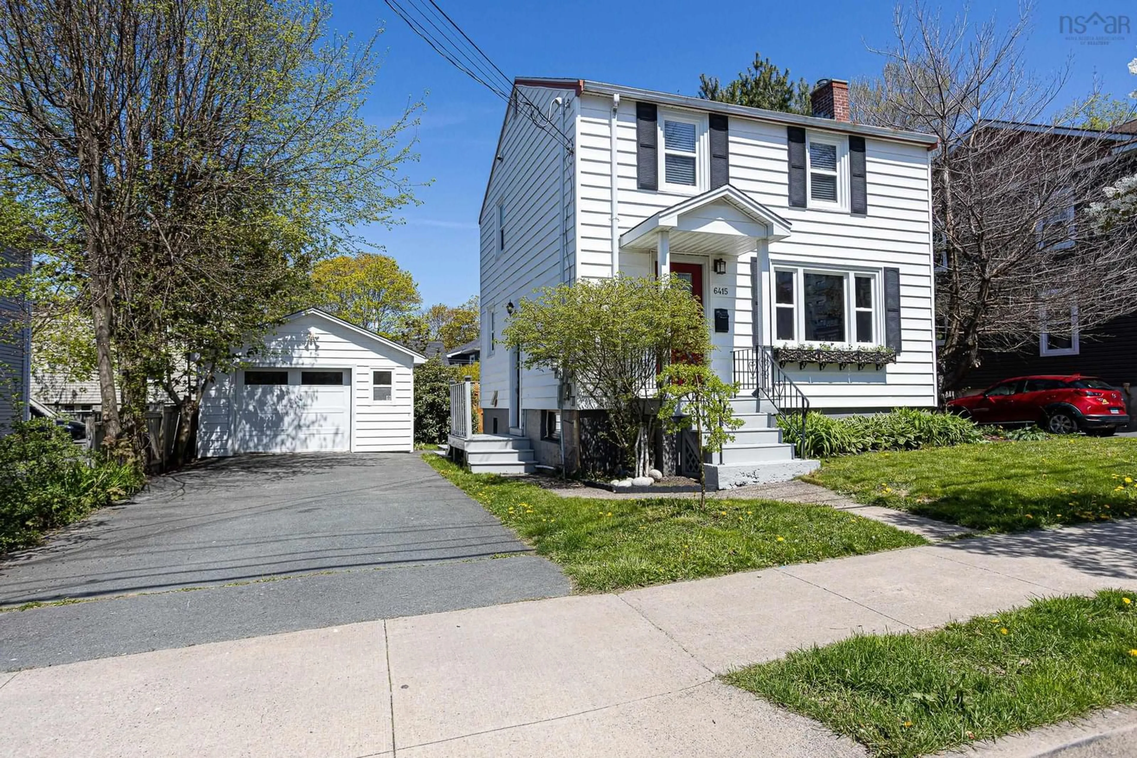 Home with vinyl exterior material, street for 6415 Seaforth St, Halifax Nova Scotia B3L 1R1