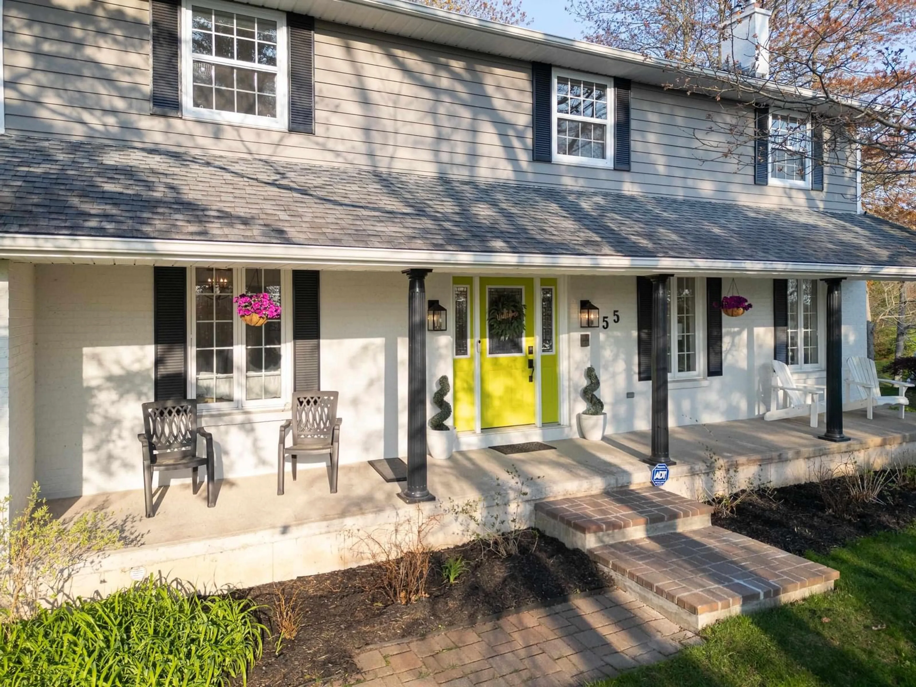 Home with vinyl exterior material, street for 55 Peregrine Crescent, Bedford Nova Scotia B4A 3B9