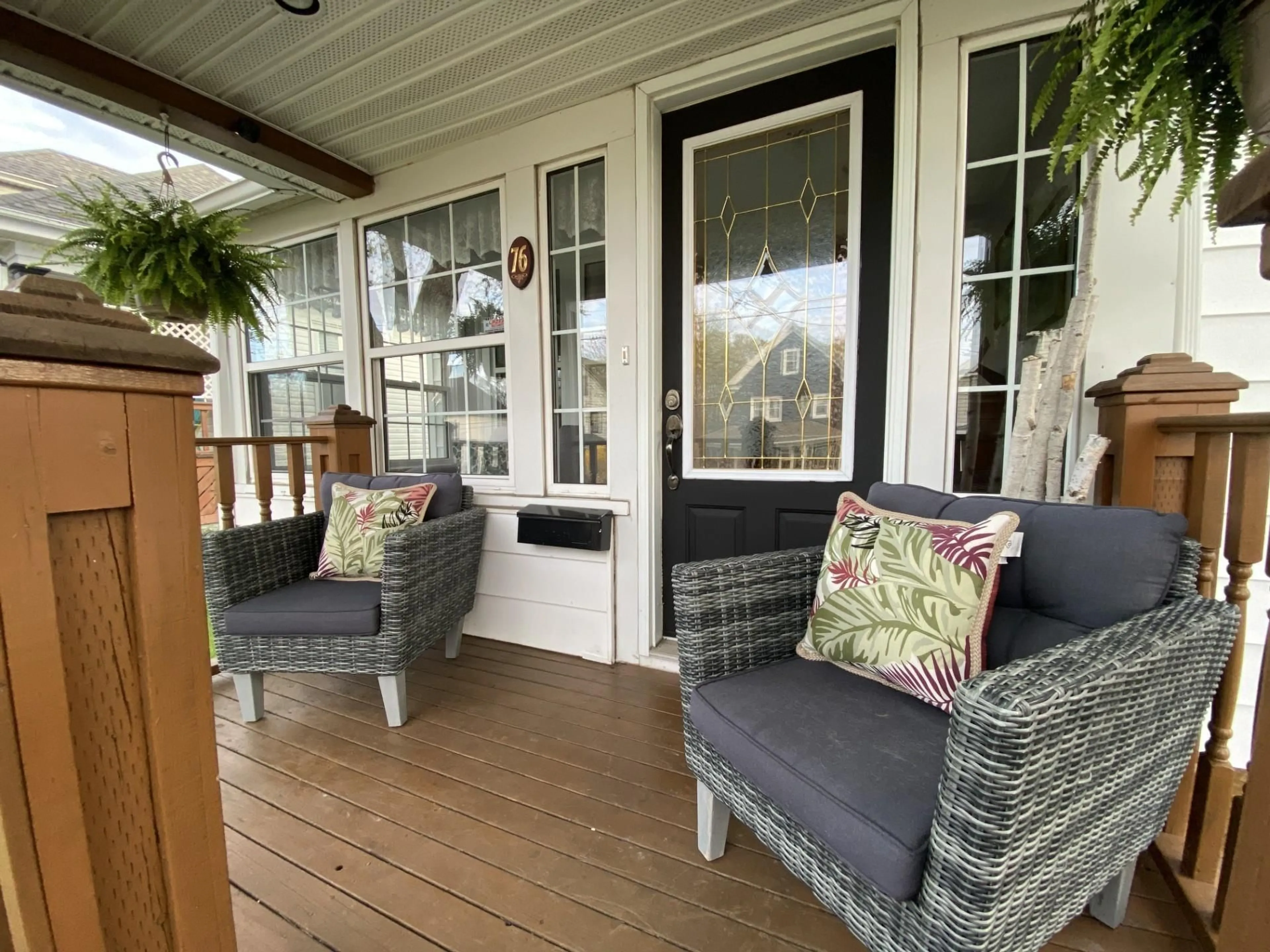 Patio, water/lake/river/ocean view for 76 Archibald Ave, North Sydney Nova Scotia B2A 2X1