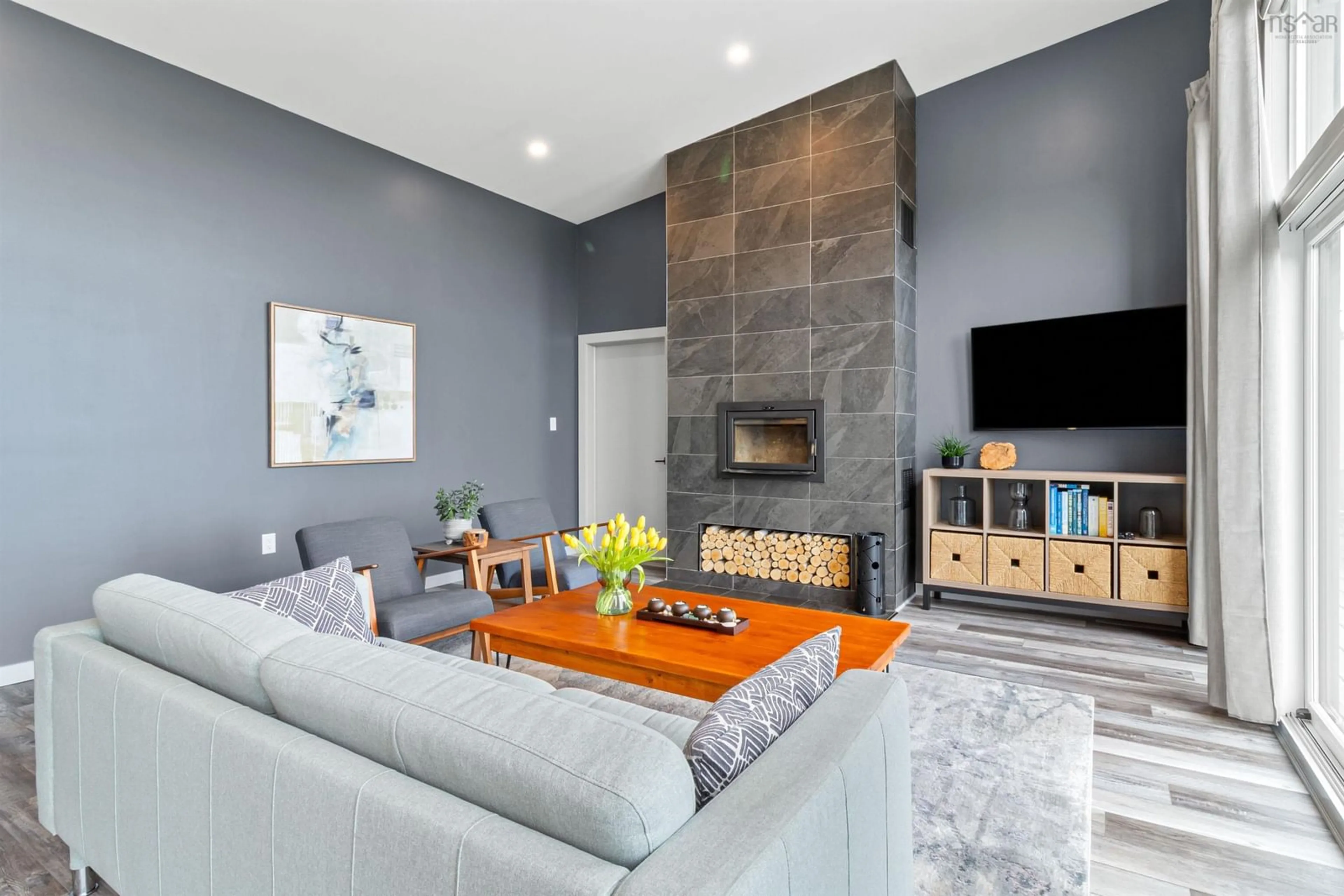 Living room with furniture, unknown for 110 Kaakwogook Way, Clam Bay Nova Scotia B0J 2L0
