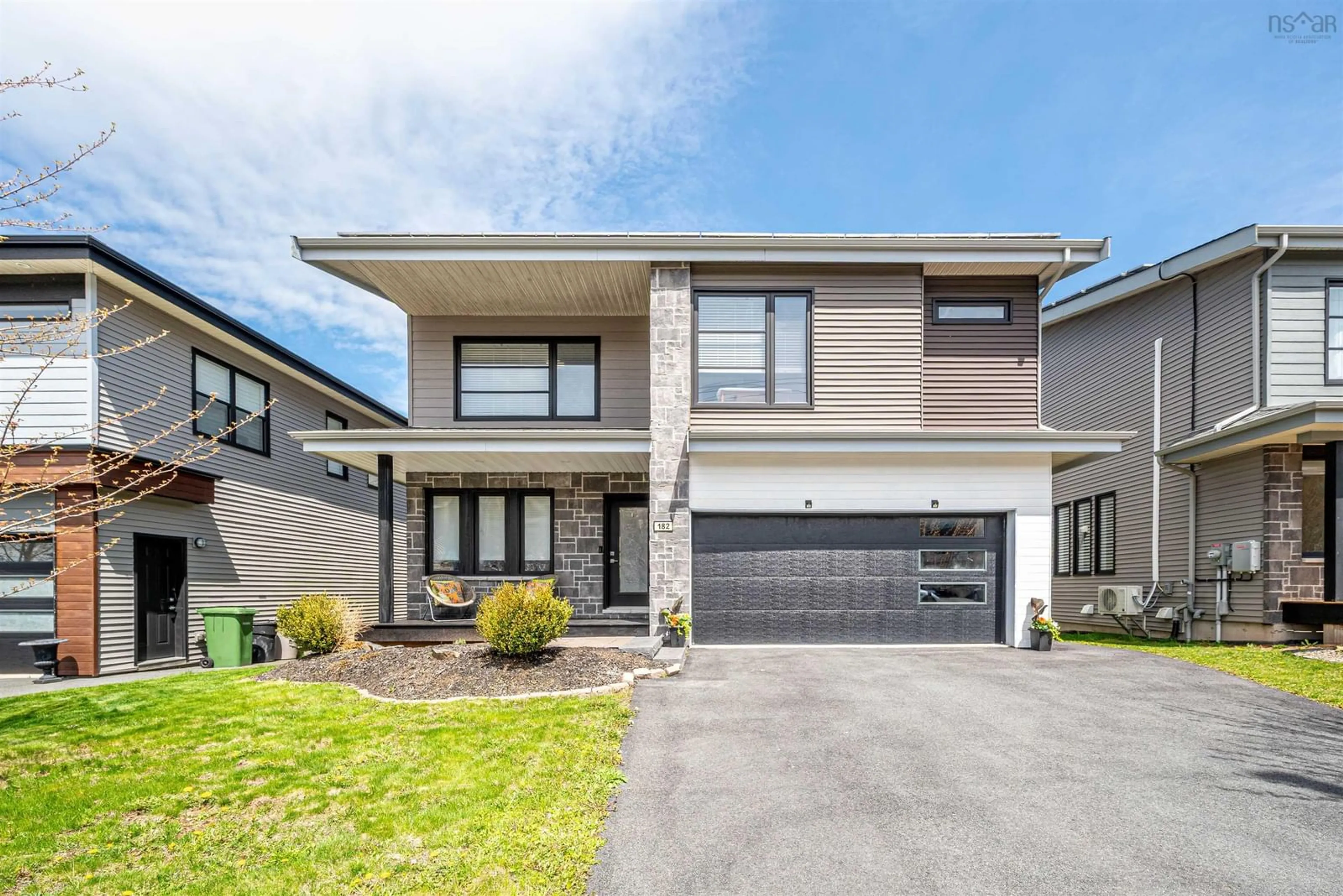 Home with brick exterior material, street for 182 Amesbury Gate, Bedford Nova Scotia B4B 0S7