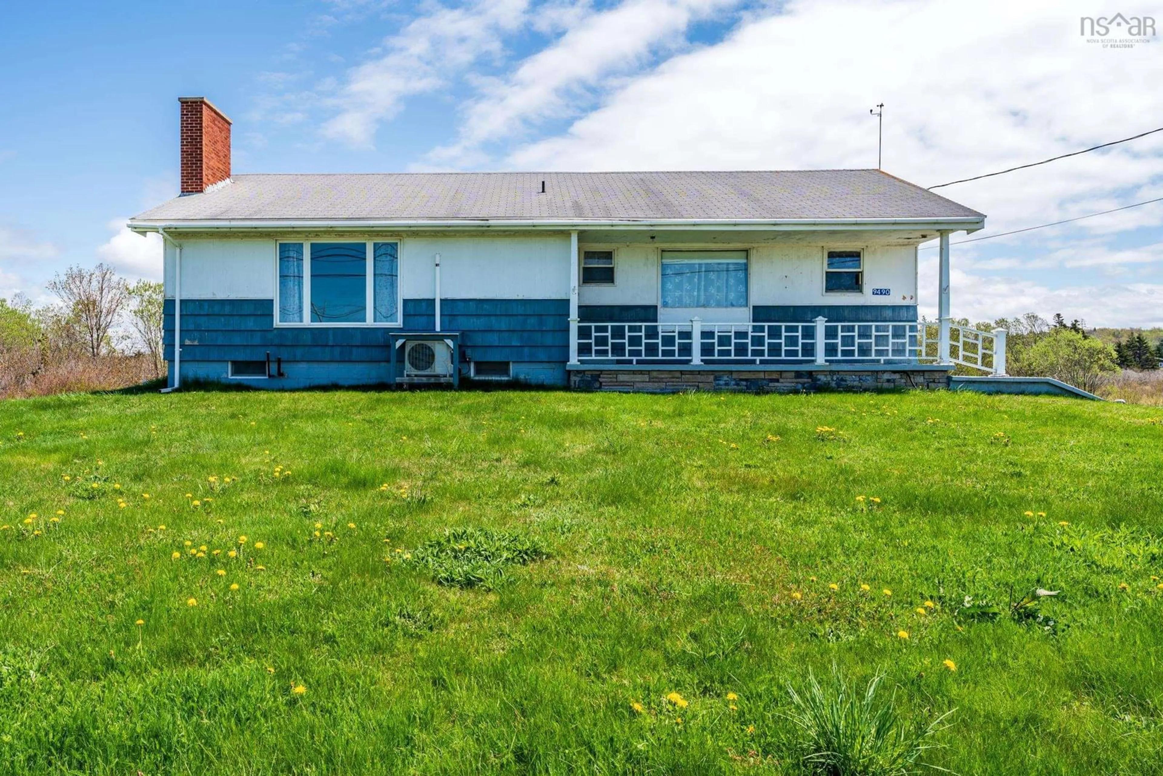 A pic from outside/outdoor area/front of a property/back of a property/a pic from drone, water/lake/river/ocean view for 9490 Highway 1, Lower Saulnierville Nova Scotia B0W 2Z0