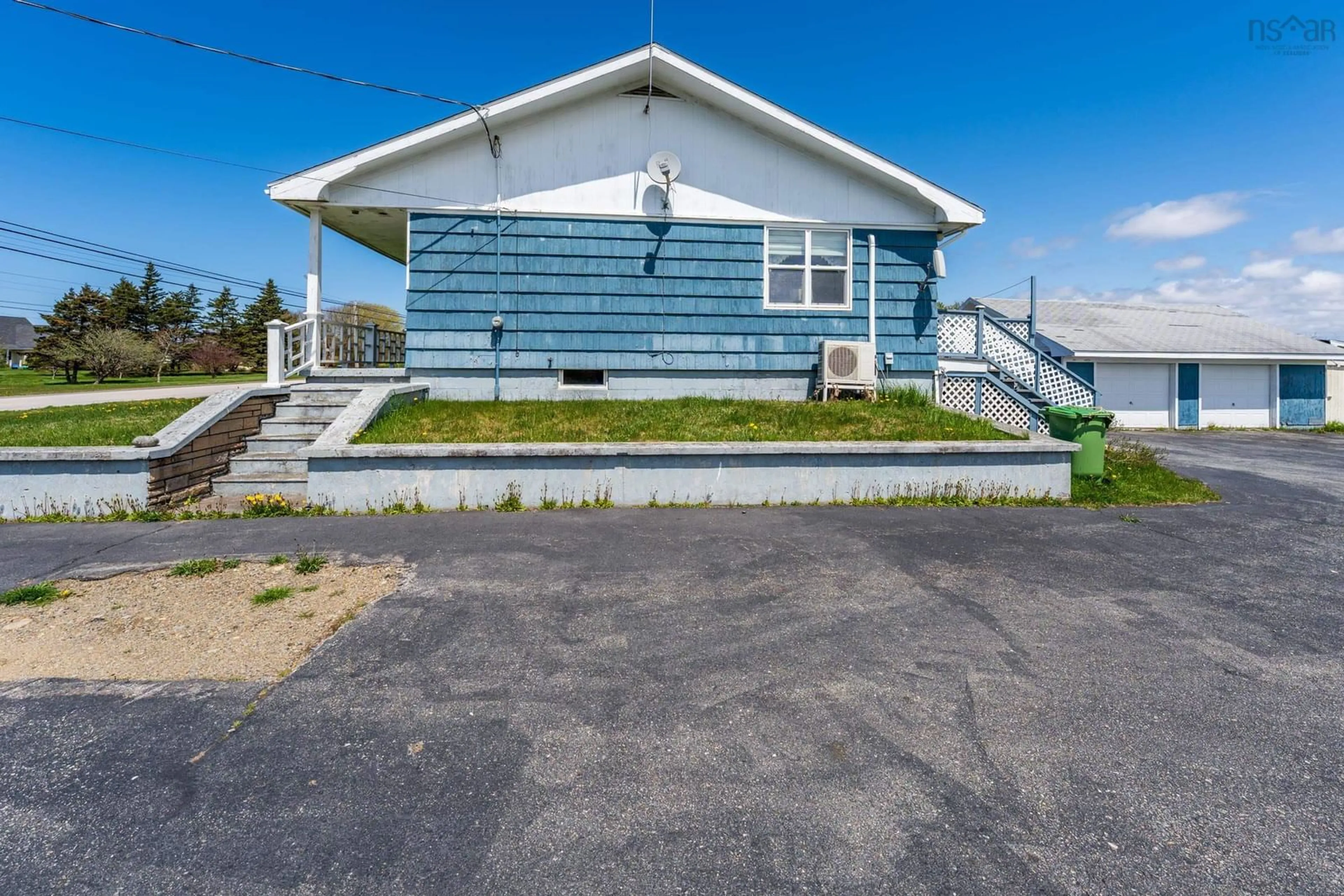 Home with vinyl exterior material, street for 9490 Highway 1, Lower Saulnierville Nova Scotia B0W 2Z0