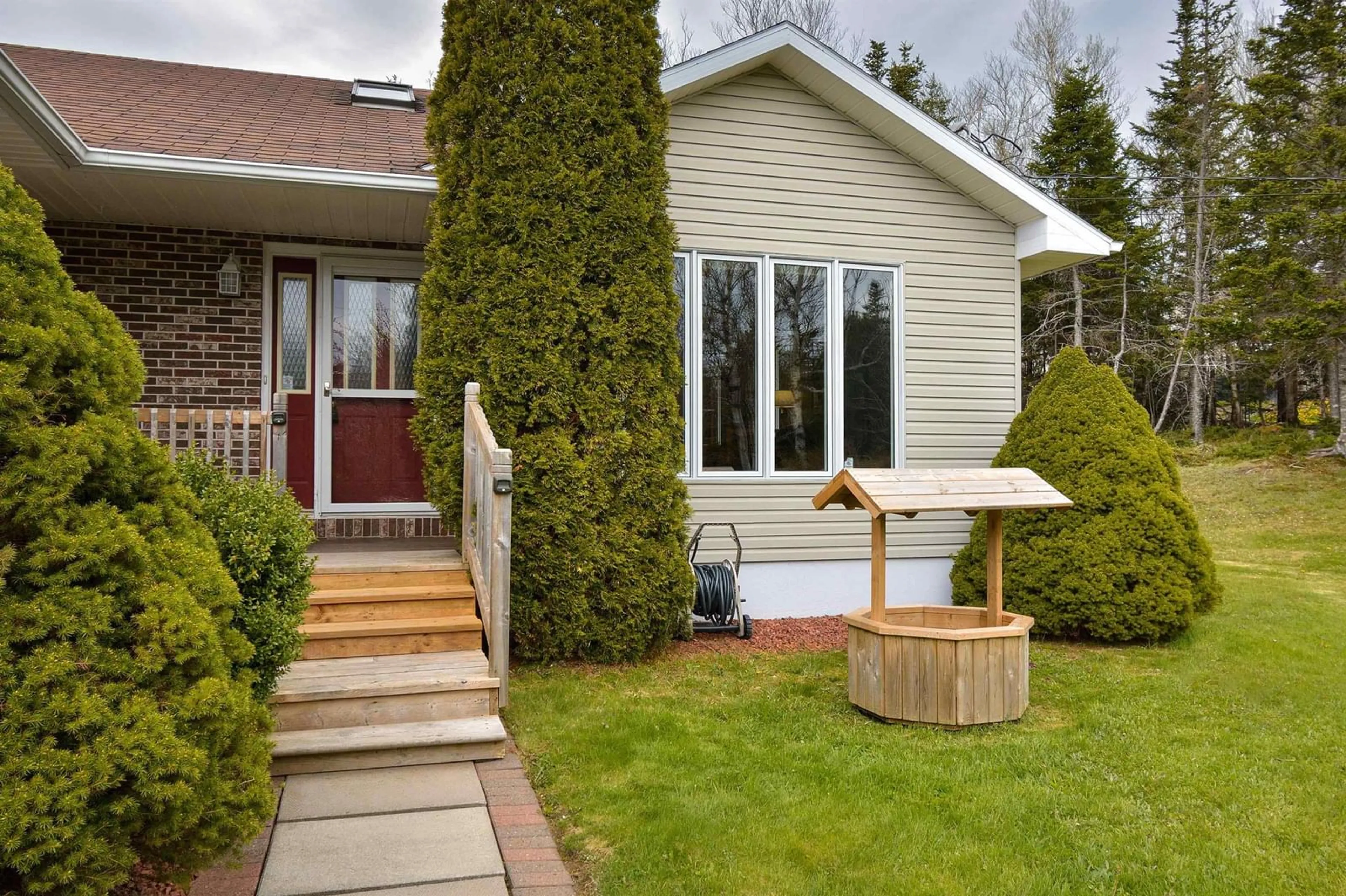 Home with vinyl exterior material, street for 2 Birchwood Heights, Albert Bridge Nova Scotia B1K 3G7