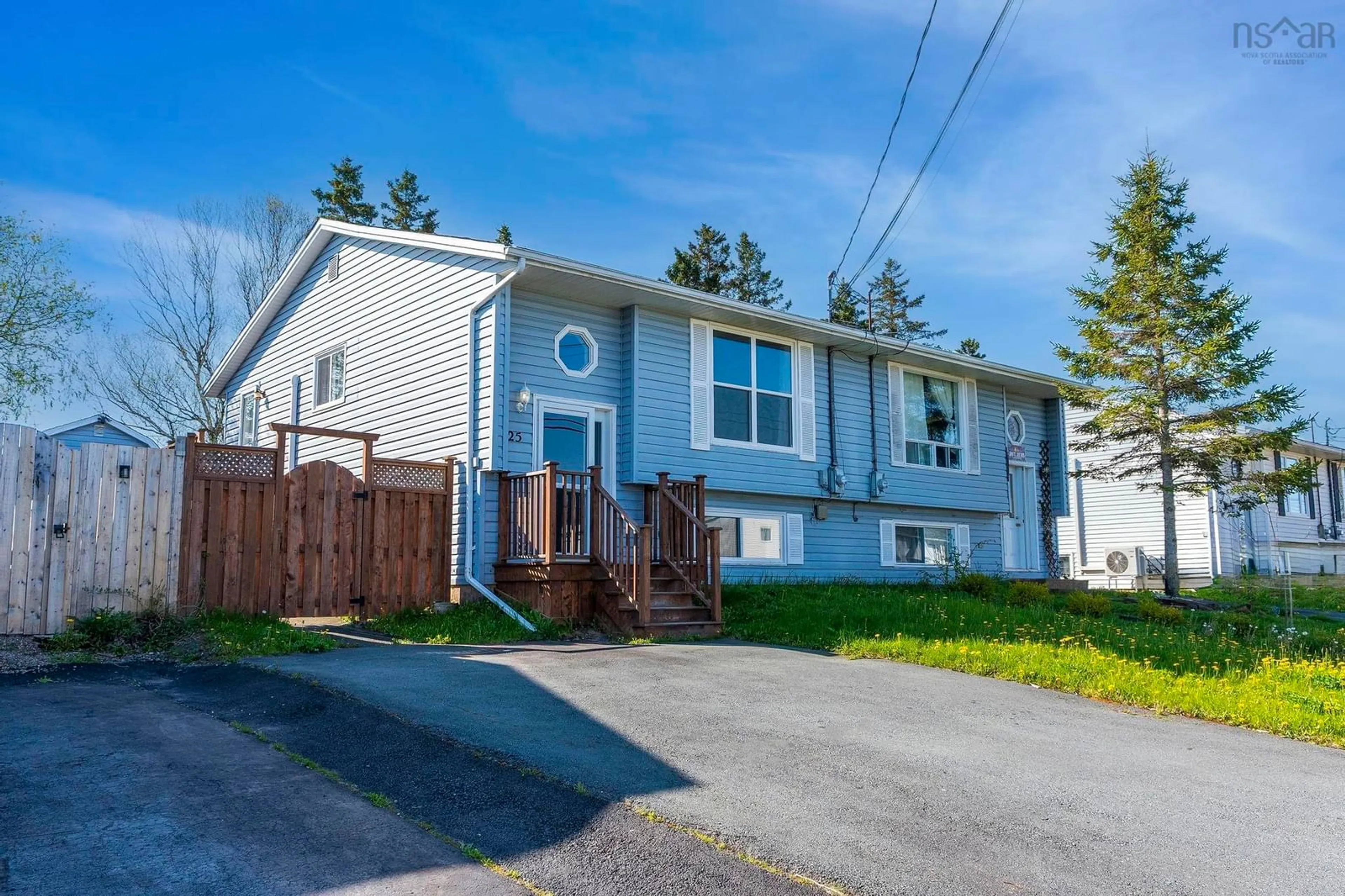 Home with vinyl exterior material, street for 25 Deyoung Dr, Eastern Passage Nova Scotia B3G 1N2