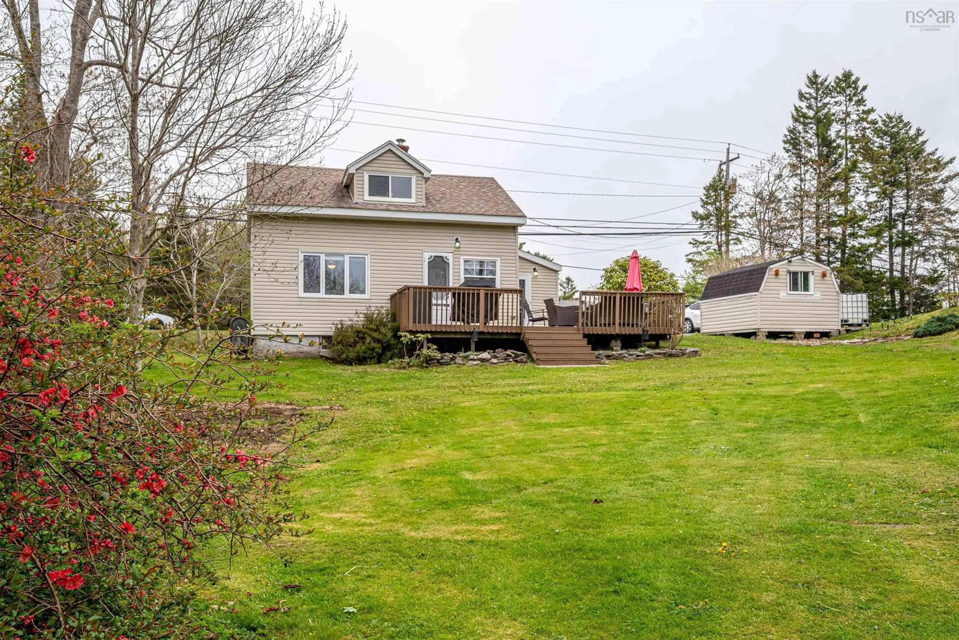 A pic from outside/outdoor area/front of a property/back of a property/a pic from drone, water/lake/river/ocean view for 5010 Highway 7 #Lot AY, Porters Lake Nova Scotia B3E 1J3