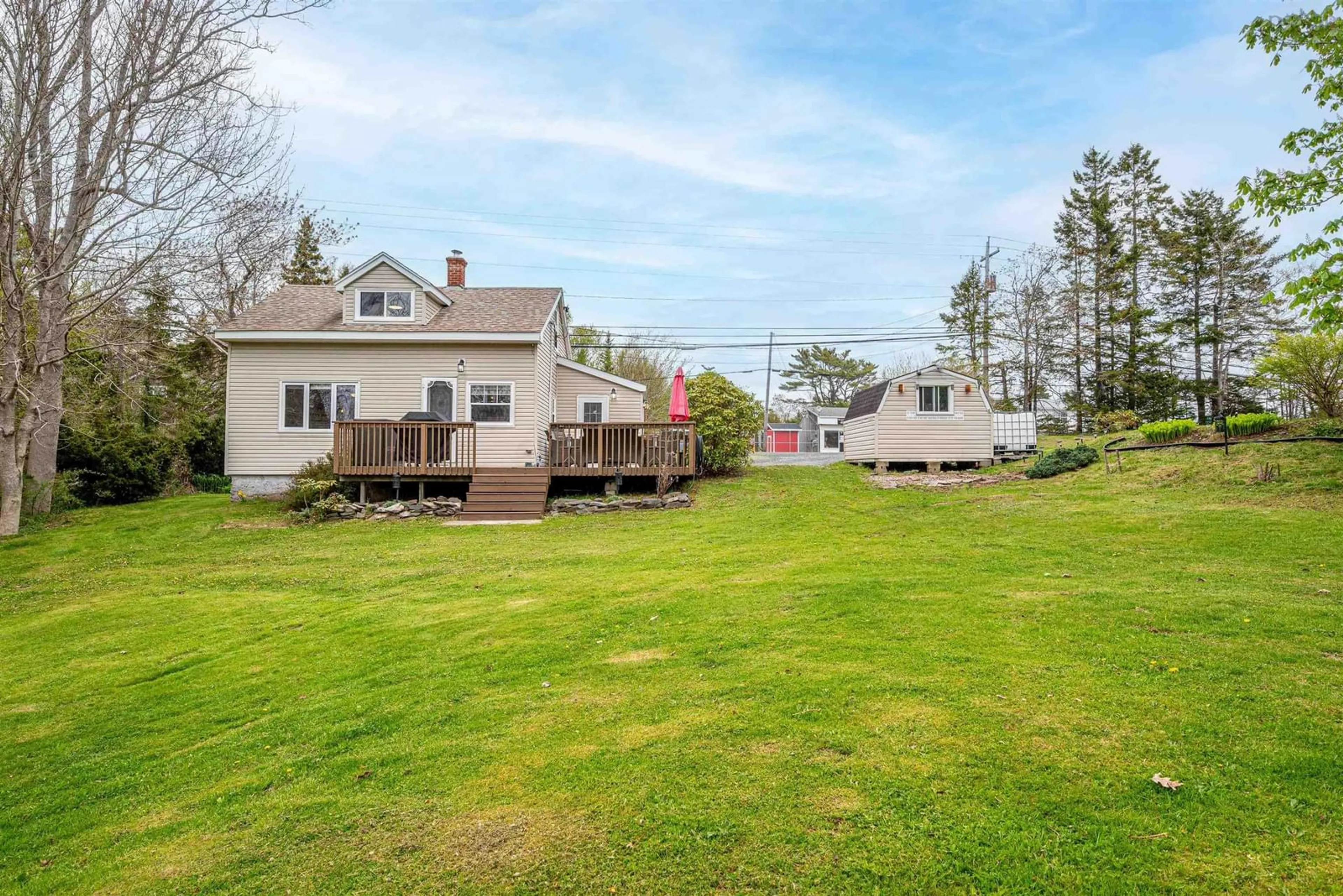 A pic from outside/outdoor area/front of a property/back of a property/a pic from drone, water/lake/river/ocean view for 5010 Highway 7 #Lot AY, Porters Lake Nova Scotia B3E 1J3