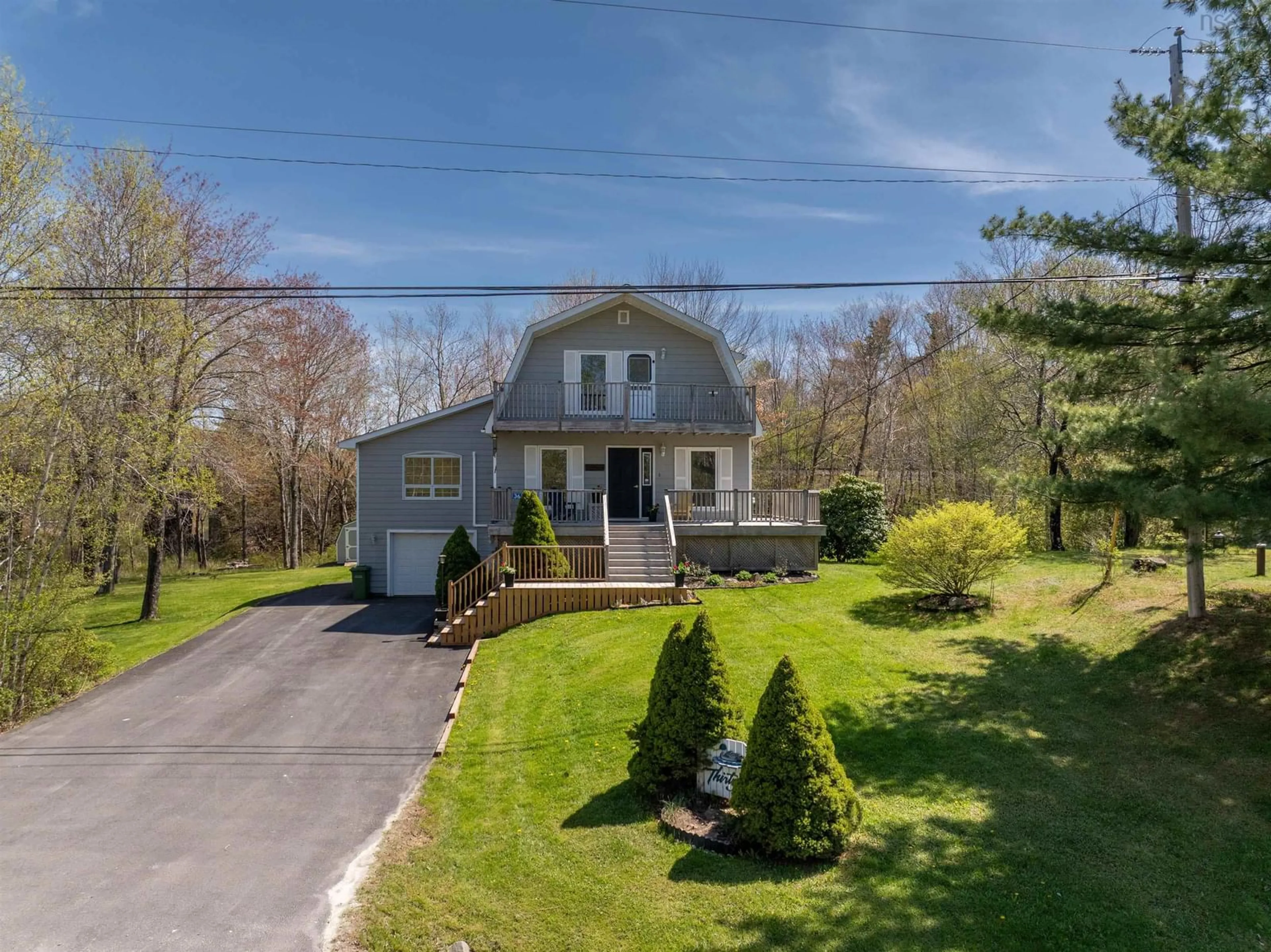 A pic from outside/outdoor area/front of a property/back of a property/a pic from drone, street for 36 Kings Rd, Wellington Nova Scotia B2T 1A2