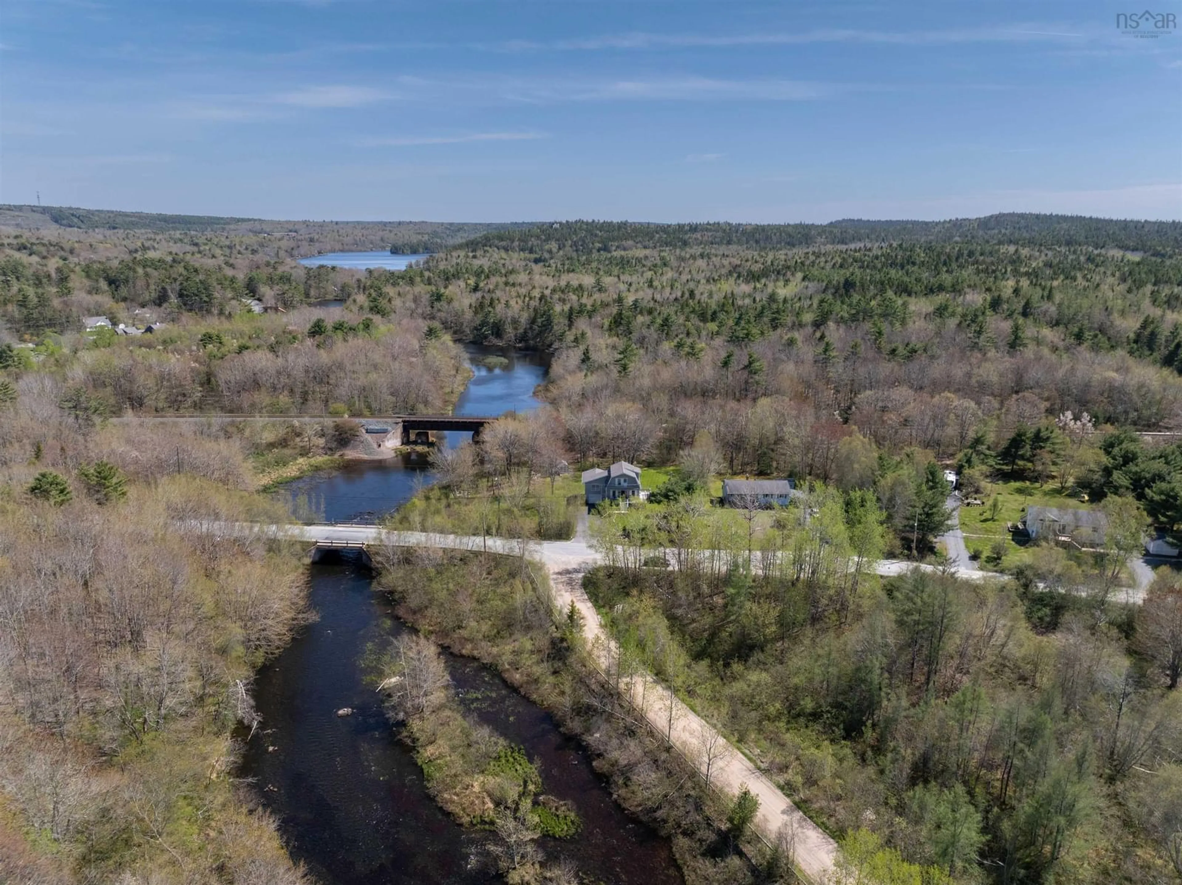 A pic from outside/outdoor area/front of a property/back of a property/a pic from drone, water/lake/river/ocean view for 36 Kings Rd, Wellington Nova Scotia B2T 1A2