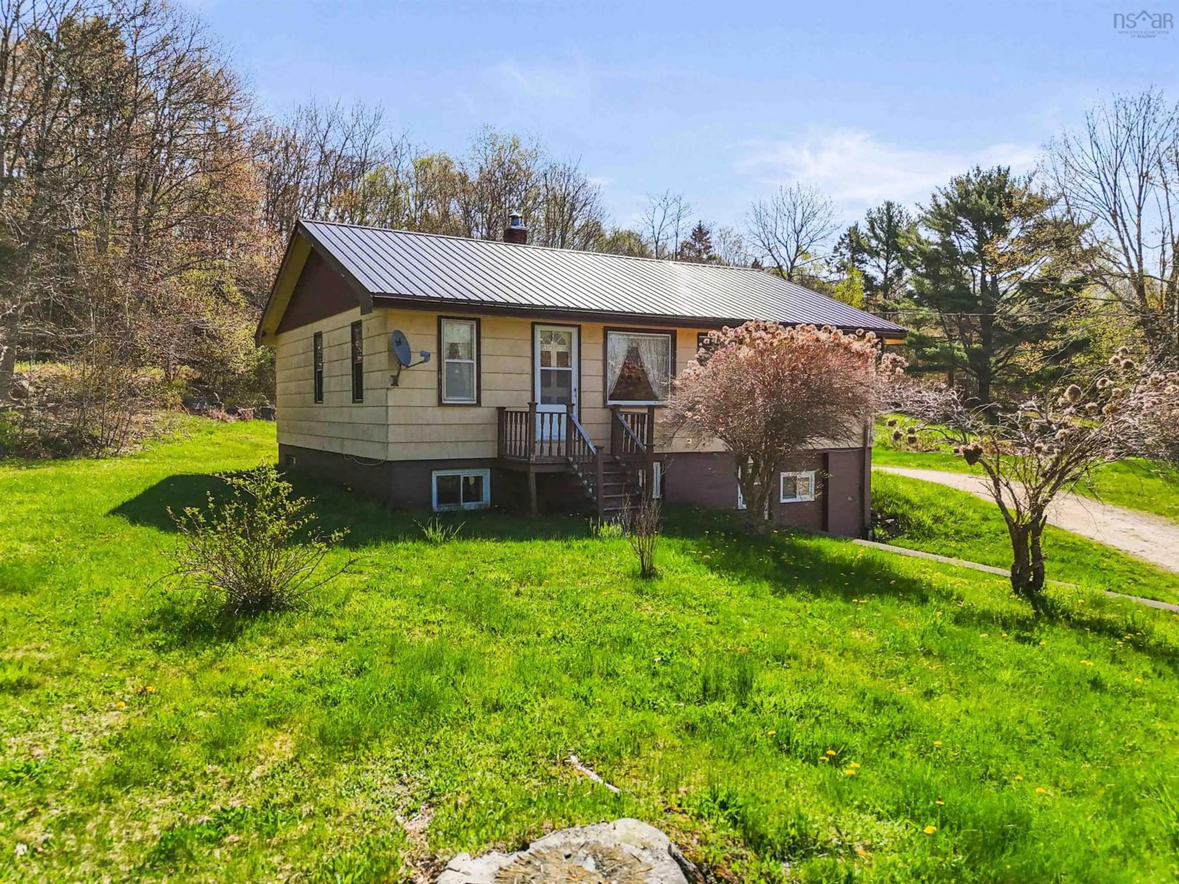A pic from outside/outdoor area/front of a property/back of a property/a pic from drone, water/lake/river/ocean view for 383 Croft Rd, Chester Basin Nova Scotia B0J 1K0