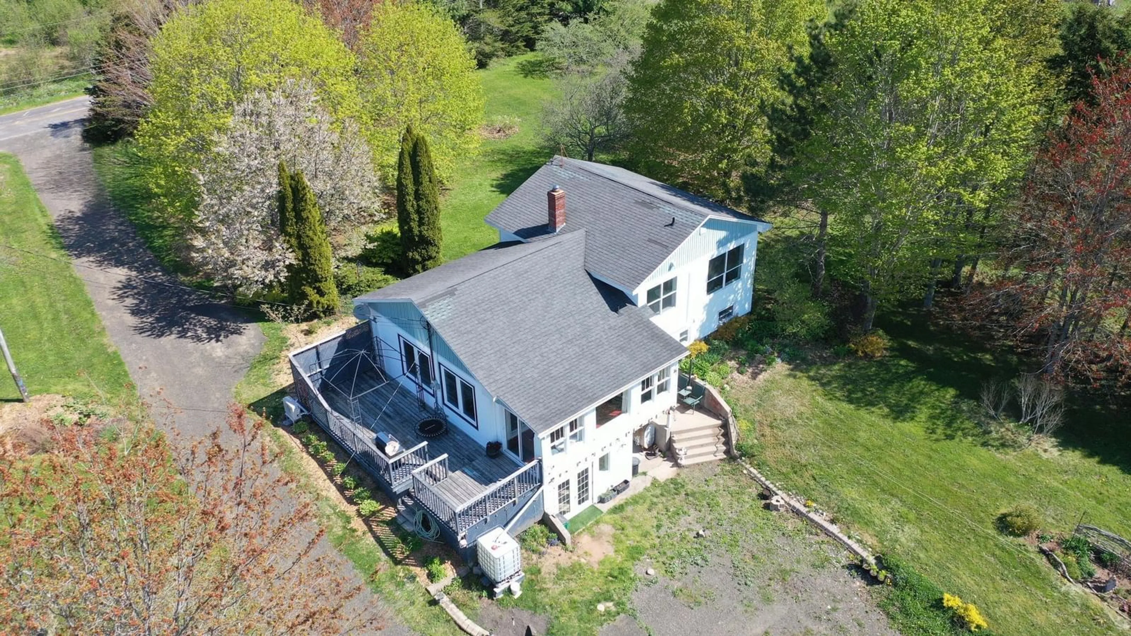 A pic from outside/outdoor area/front of a property/back of a property/a pic from drone, building for 104 Clarence Rd, Beaconsfield Nova Scotia B0S 1C0