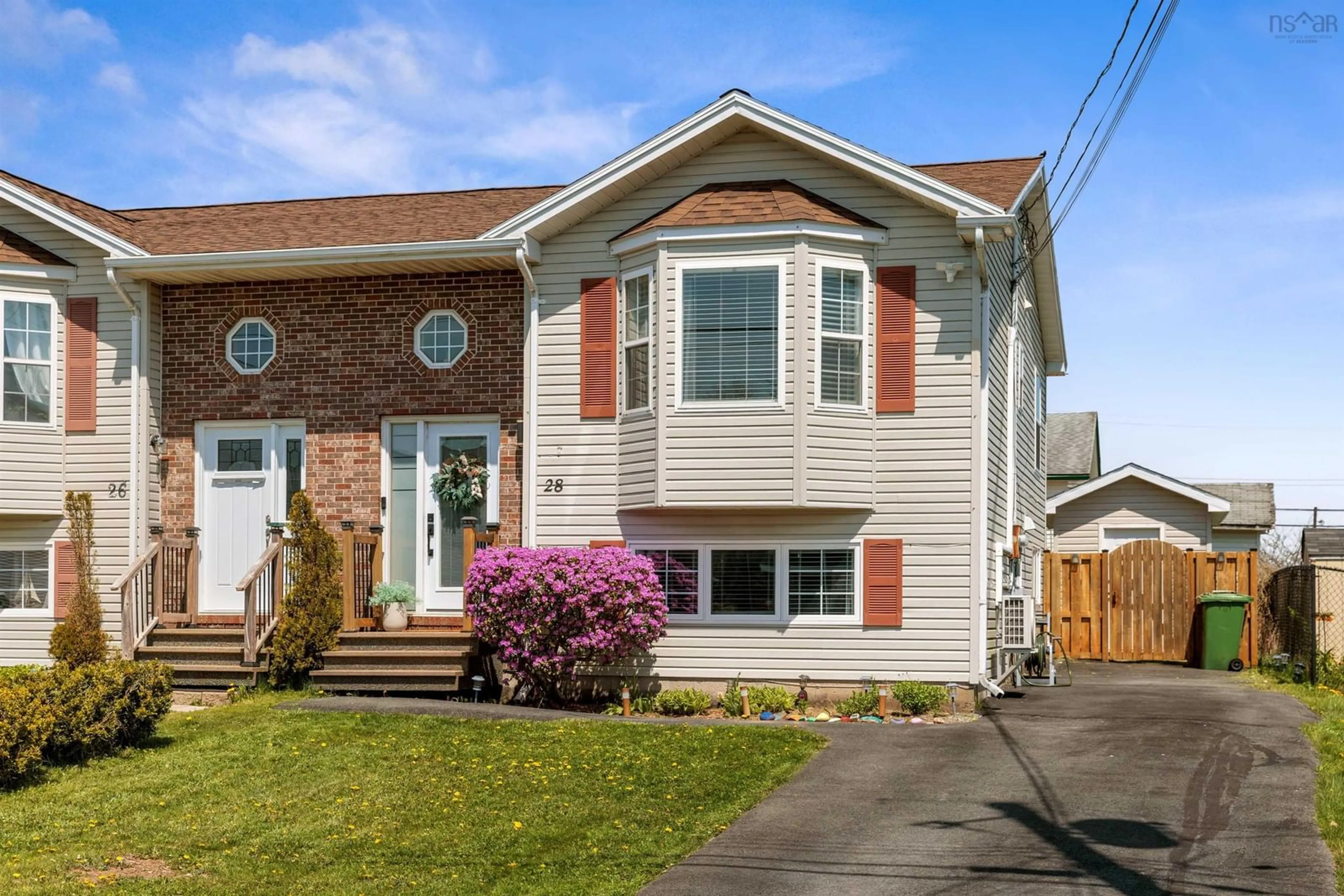 Home with vinyl exterior material, street for 28 Melrose Cres, Eastern Passage Nova Scotia B3G 1N6