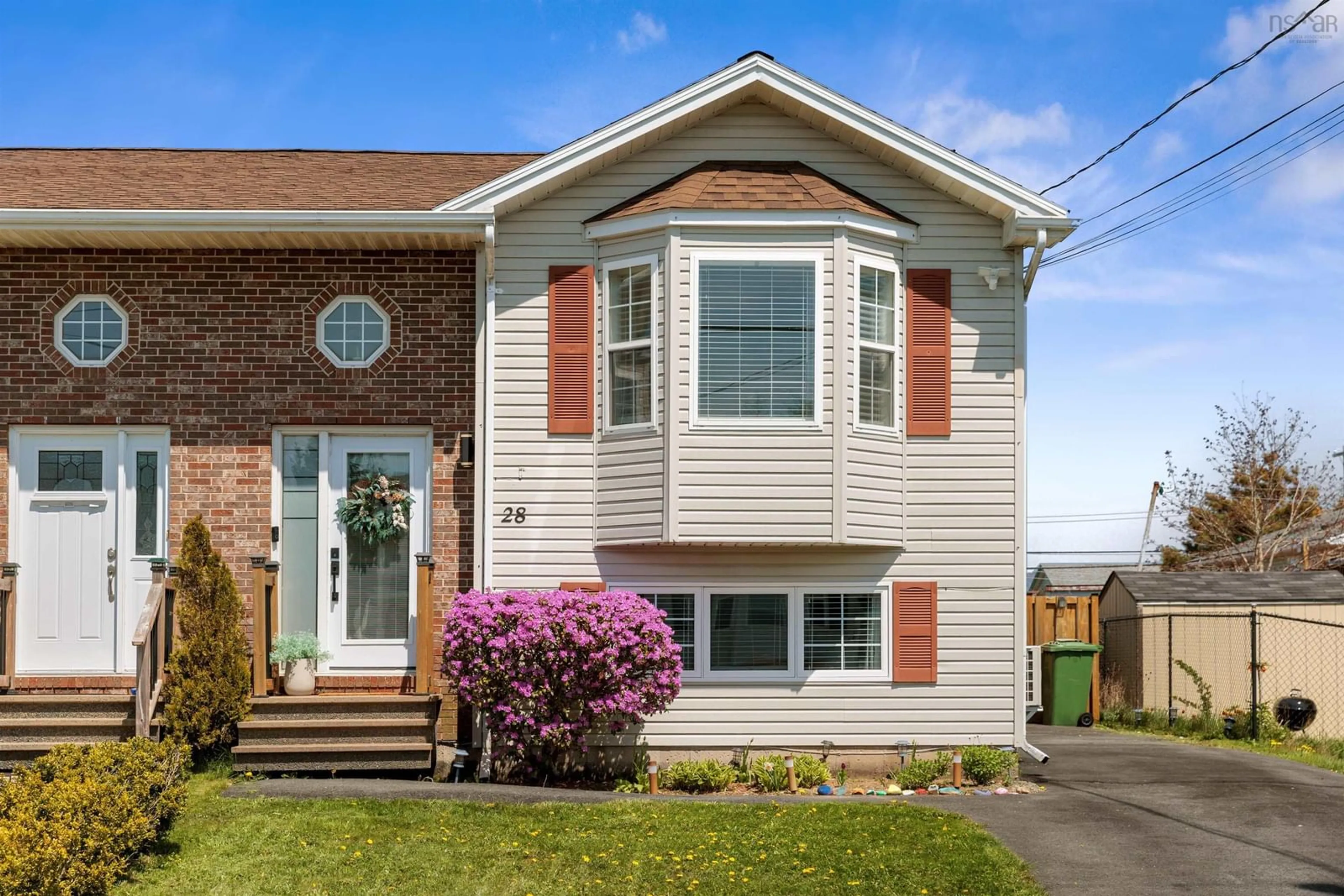 Home with vinyl exterior material, street for 28 Melrose Cres, Eastern Passage Nova Scotia B3G 1N6