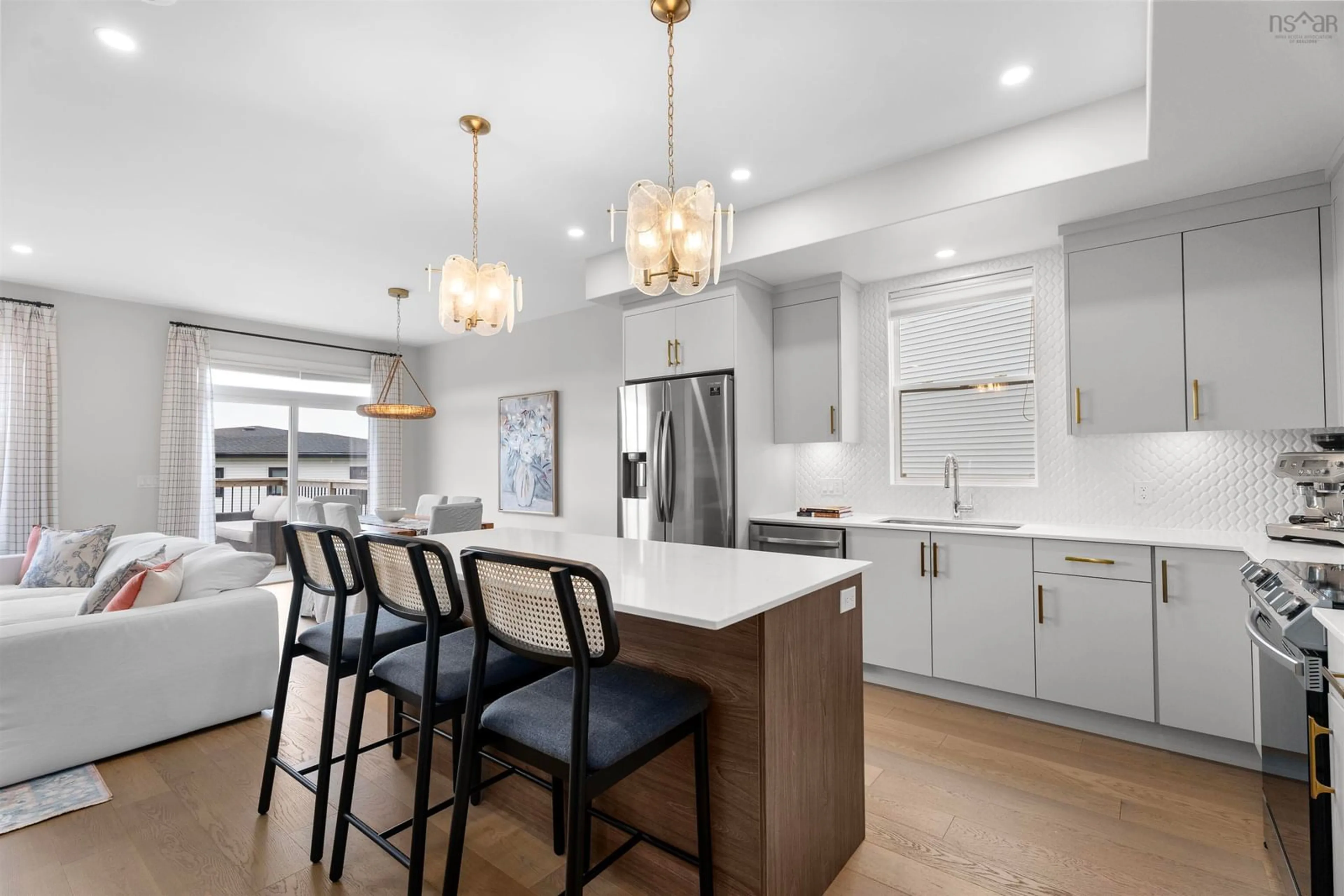 Open concept kitchen, ceramic/tile floor for 31 Darjeeling Dr, Halifax Nova Scotia B3P 2K9