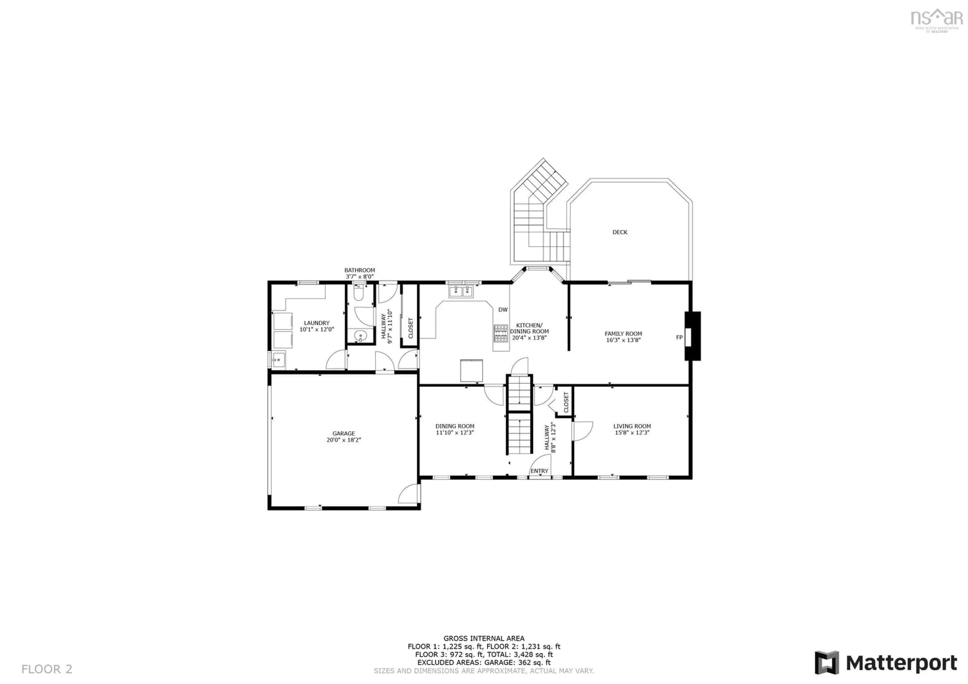 Floor plan for 203 Richardson Dr, Fall River Nova Scotia B2T 1E7