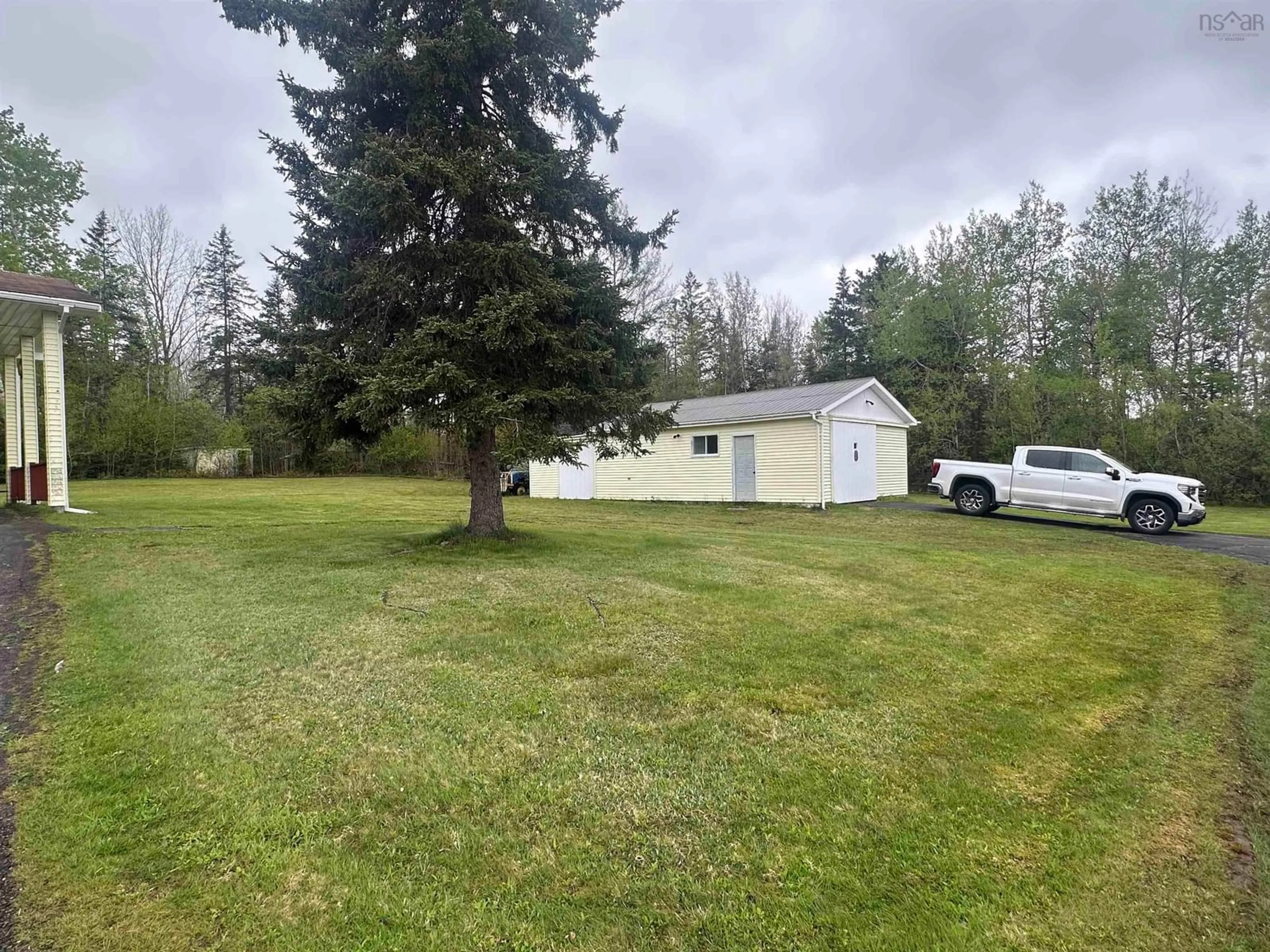 A pic from outside/outdoor area/front of a property/back of a property/a pic from drone, unknown for 507 Alma Rd, Sylvester Nova Scotia B0K 2A0