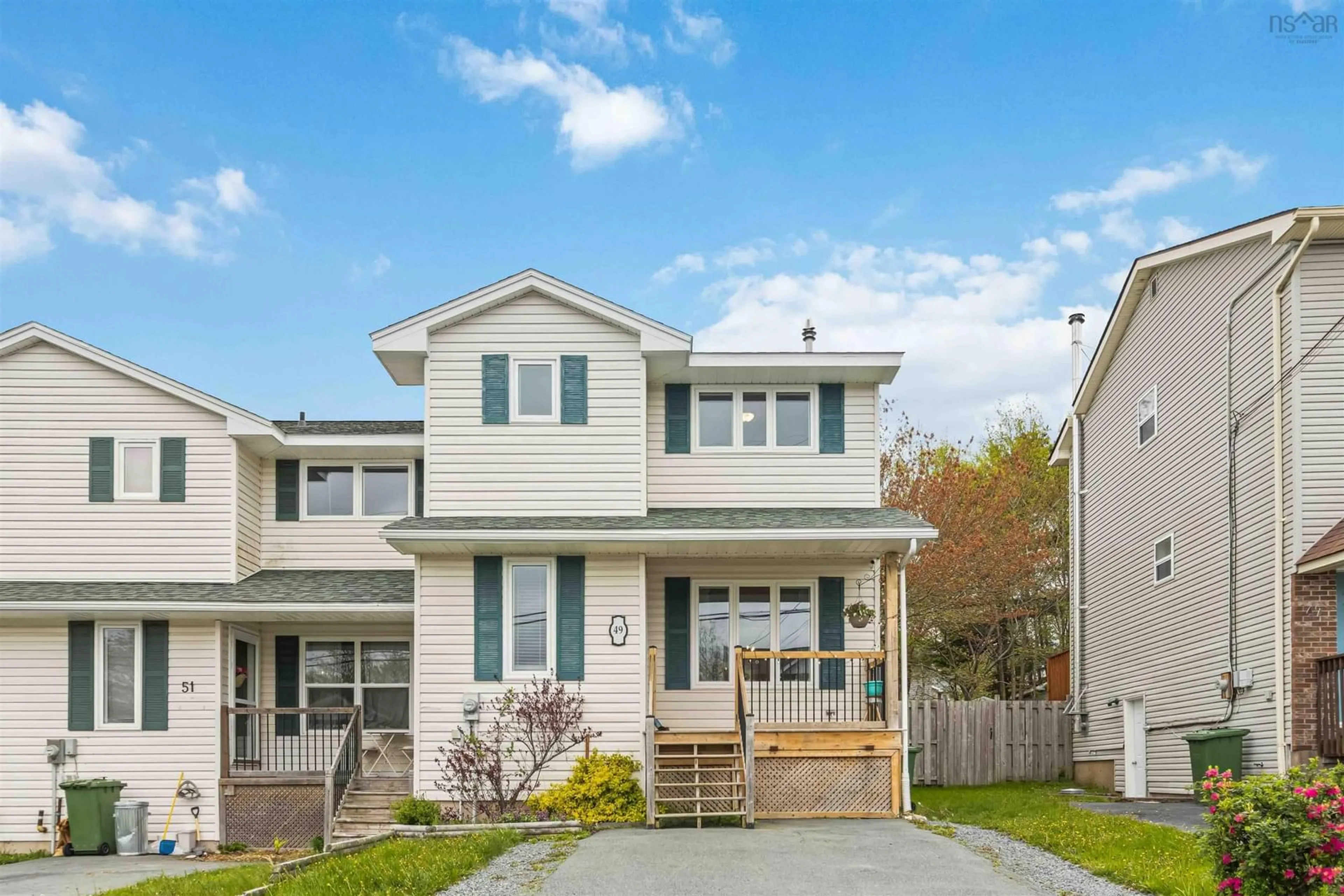 Home with vinyl exterior material, street for 49 Serocco Cres, Westphal Nova Scotia B2W 6G5