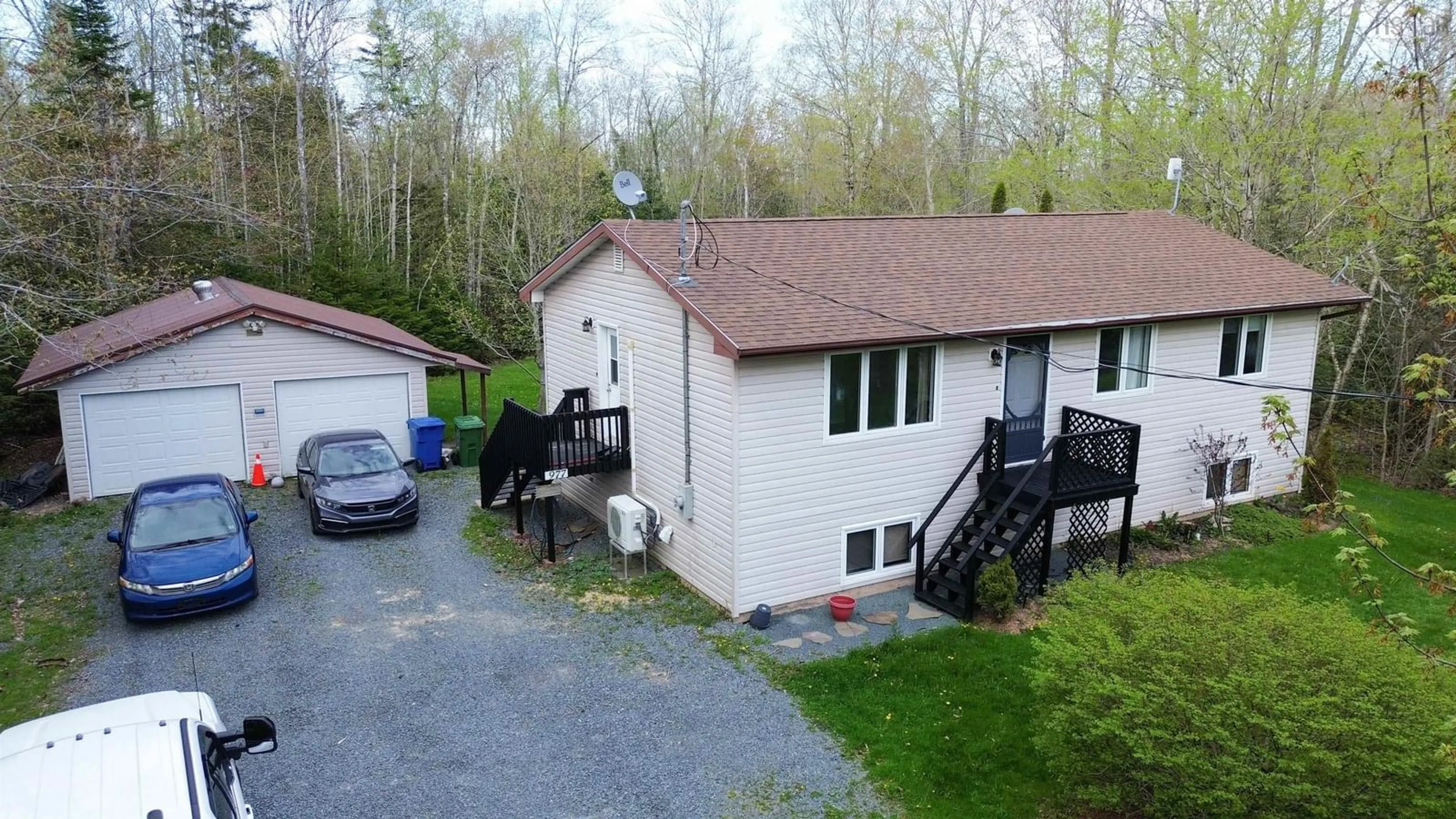 A pic from outside/outdoor area/front of a property/back of a property/a pic from drone, unknown for 977 Shortts Lake West Rd, Shortts Lake Nova Scotia B0N 2J0