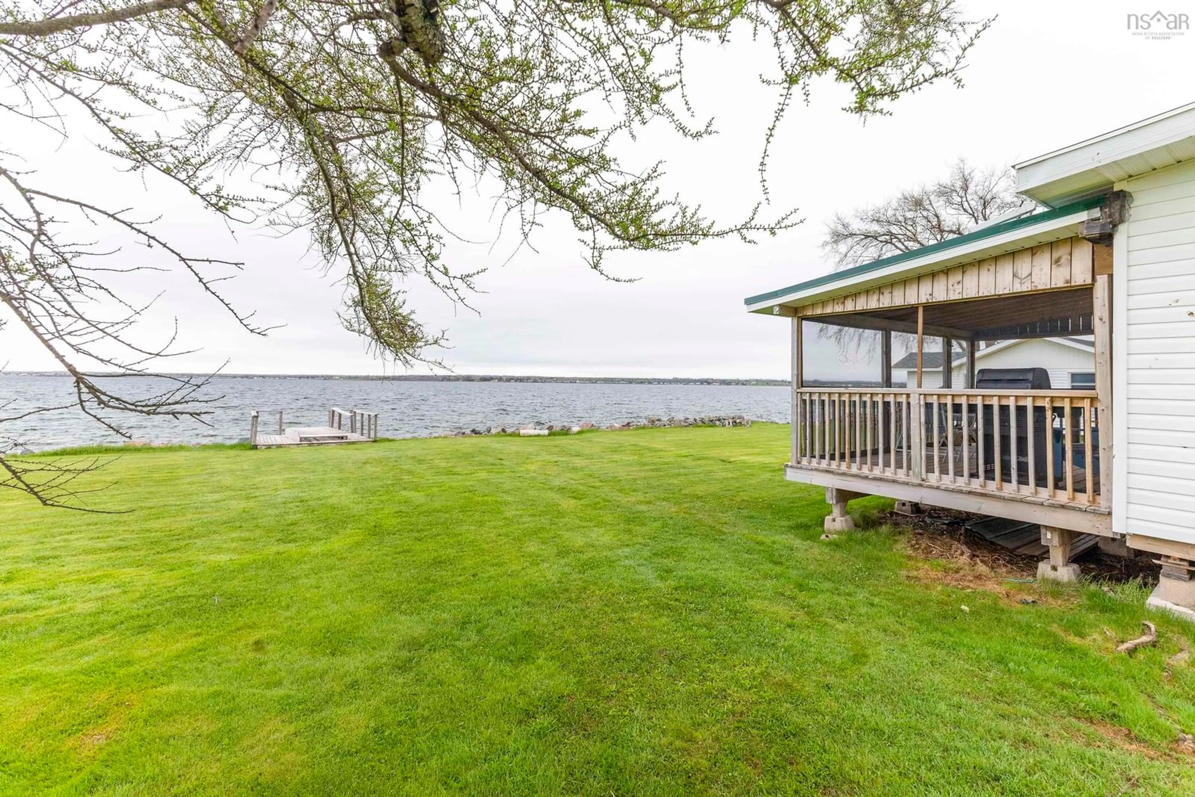 Patio, water/lake/river/ocean view for 56 Poplar Lane, Brule Point Nova Scotia B0K 1V0