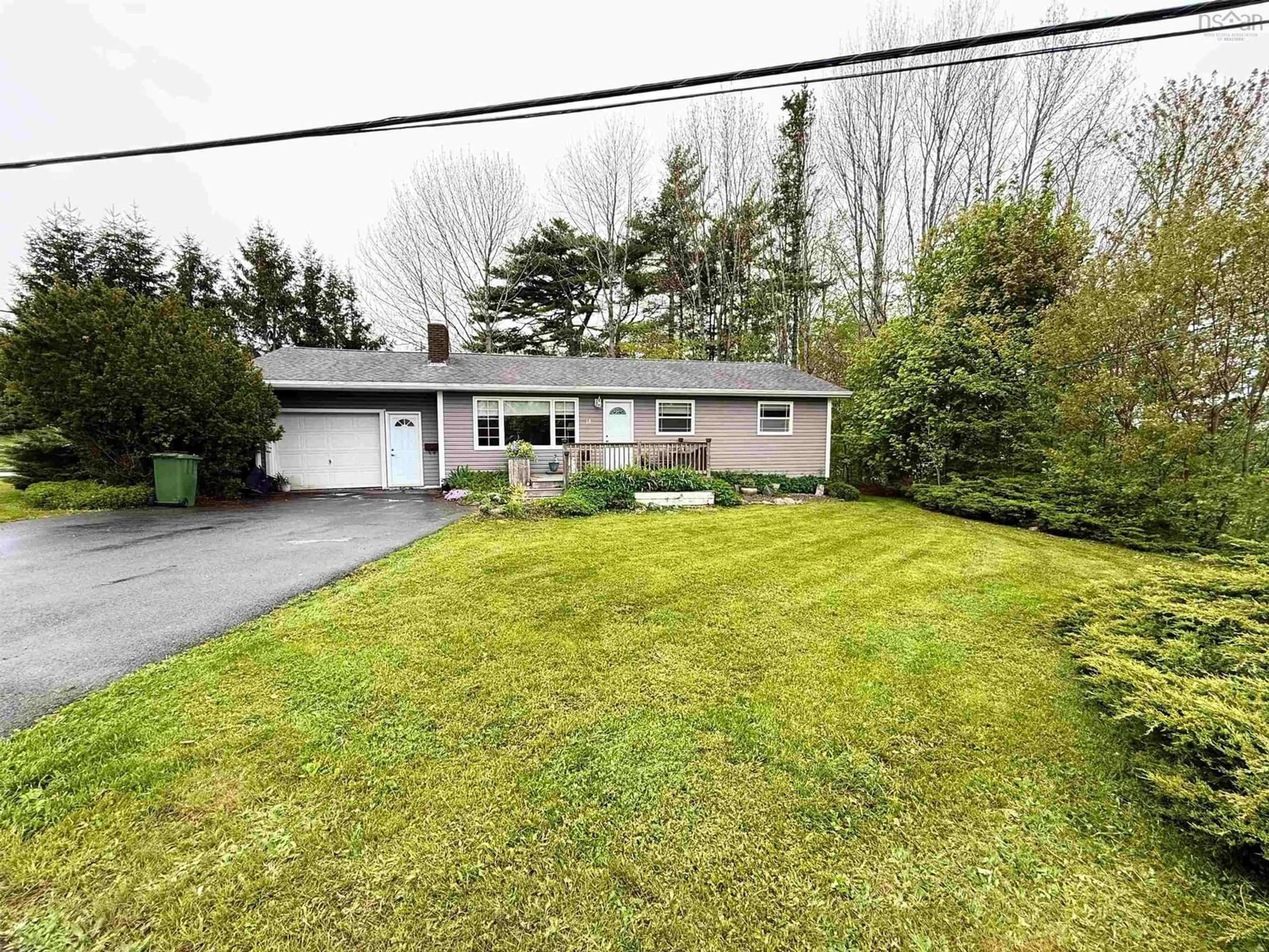 A pic from outside/outdoor area/front of a property/back of a property/a pic from drone, street for 14 Centennial St, Bridgewater Nova Scotia B4V 3C6