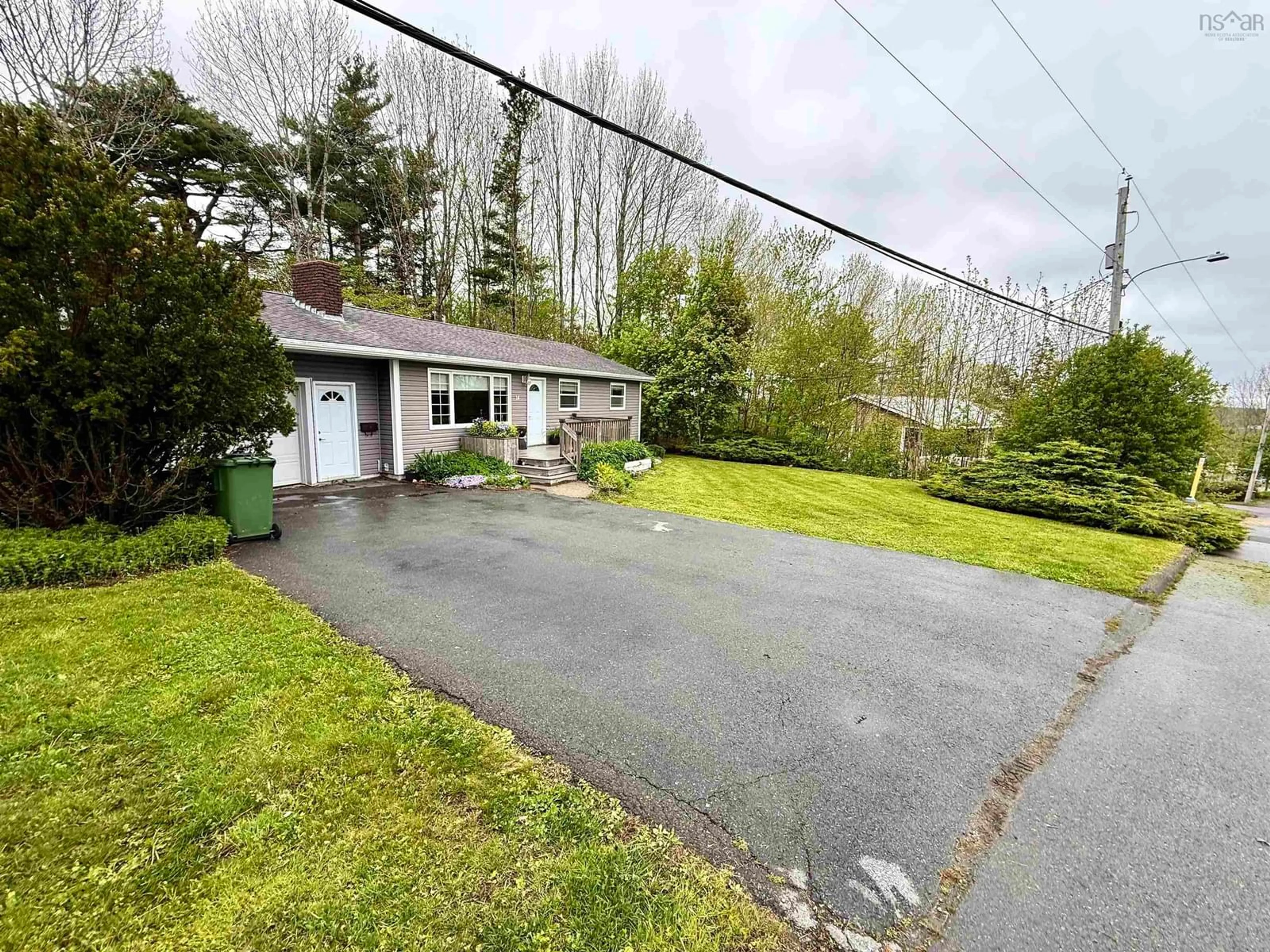 A pic from outside/outdoor area/front of a property/back of a property/a pic from drone, street for 14 Centennial St, Bridgewater Nova Scotia B4V 3C6