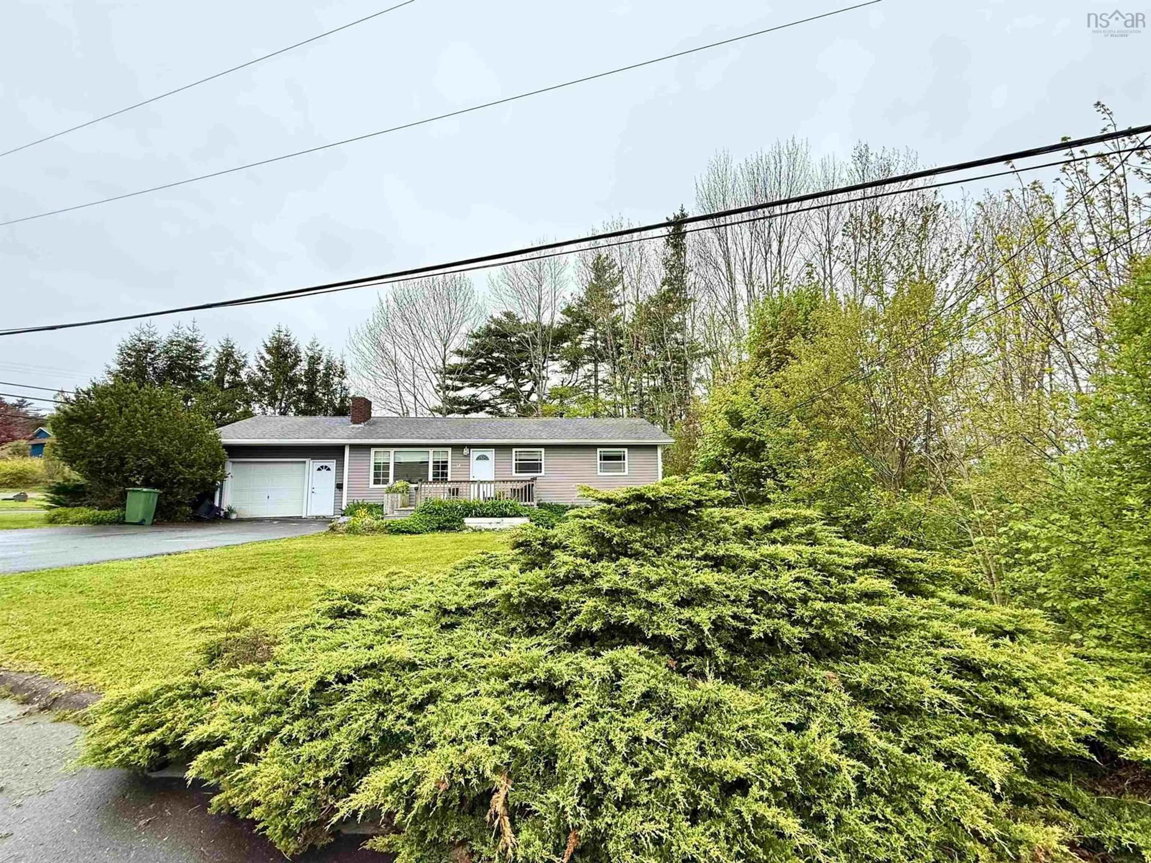 A pic from outside/outdoor area/front of a property/back of a property/a pic from drone, street for 14 Centennial St, Bridgewater Nova Scotia B4V 3C6
