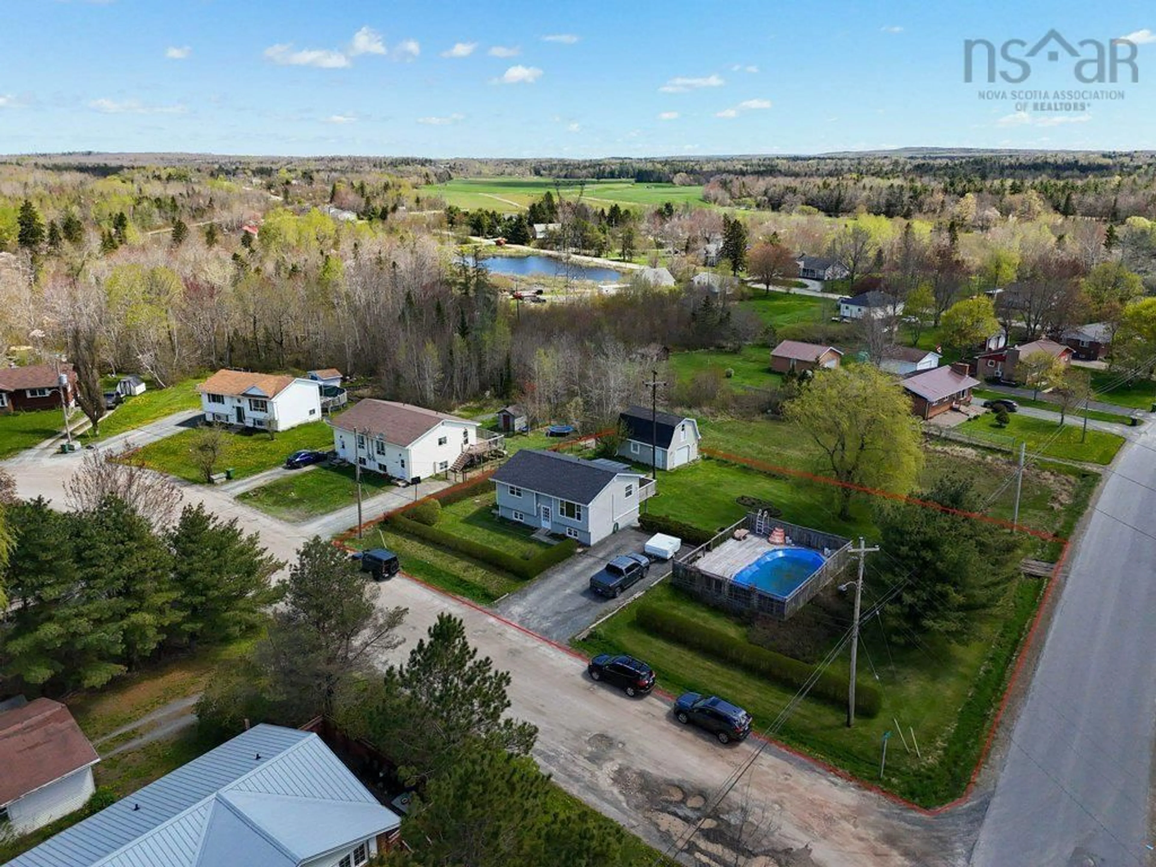 A pic from outside/outdoor area/front of a property/back of a property/a pic from drone, street for 1 Martin Crt, Lantz Nova Scotia B2S 1R9