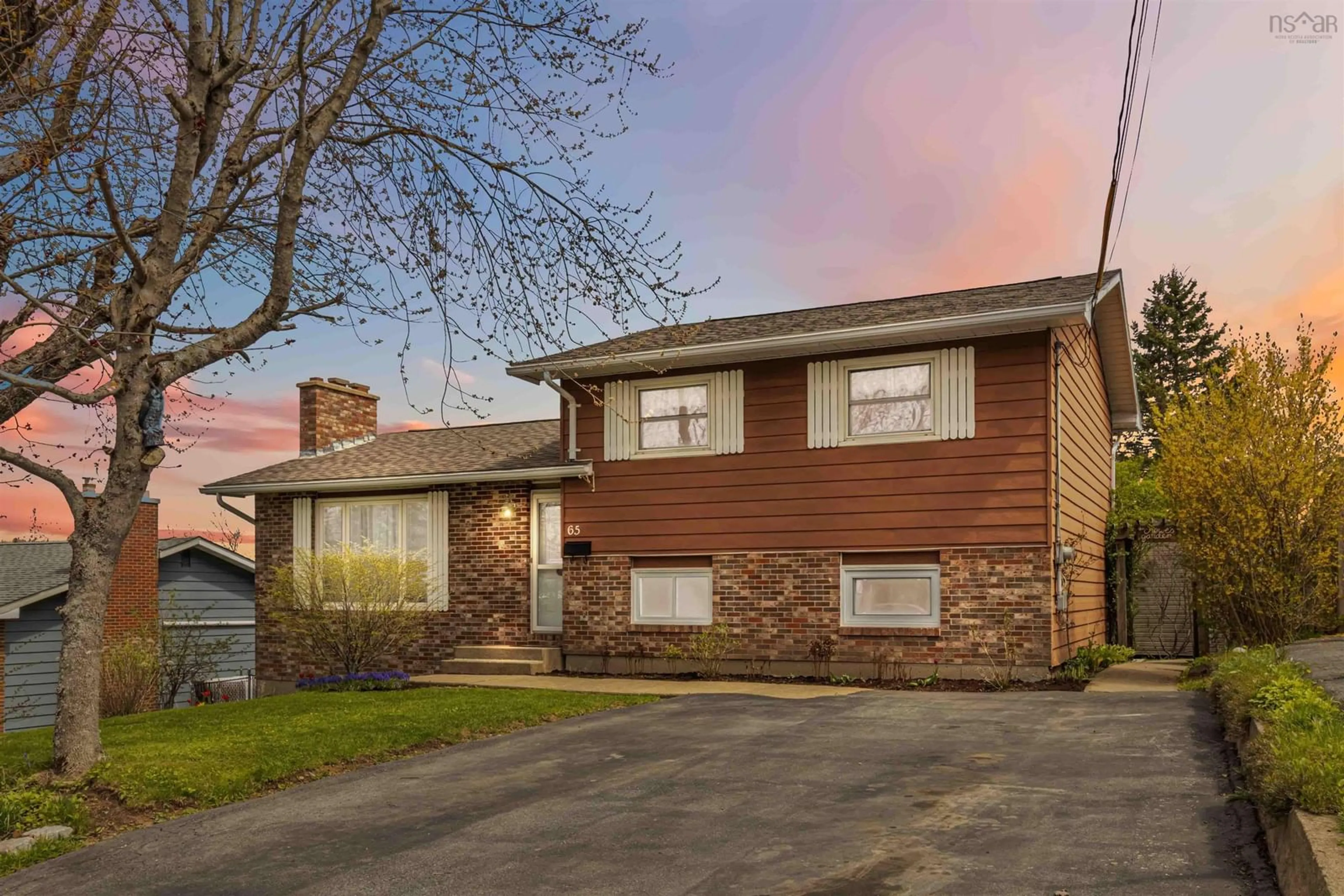 Home with brick exterior material, street for 65 Judy Ave, Lower Sackville Nova Scotia B4E 1T4