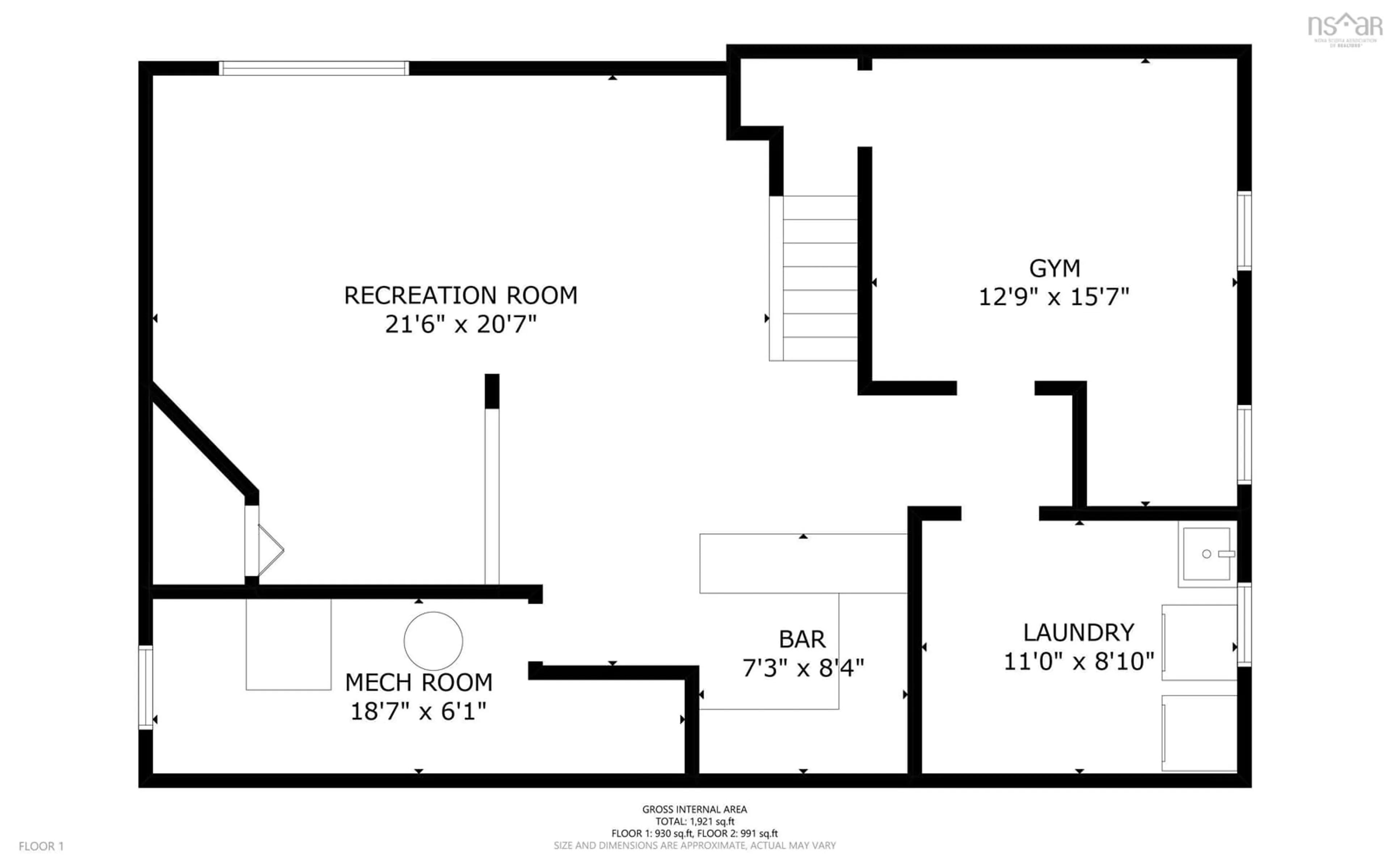 Floor plan for 195 Mount Edward Rd, Woodlawn Nova Scotia B2W 3L3