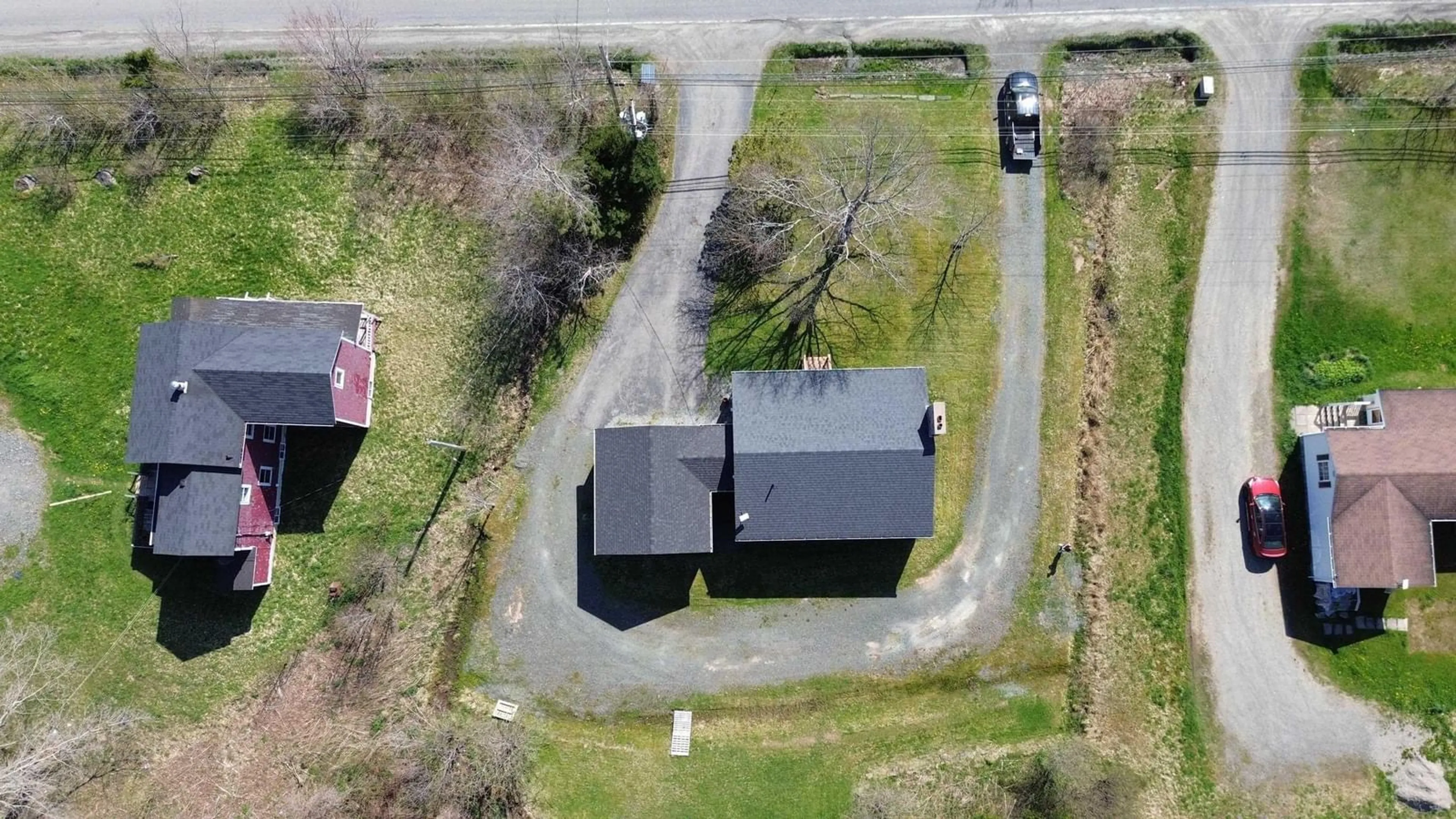 A pic from outside/outdoor area/front of a property/back of a property/a pic from drone, building for 280 Highway 252, Churchview Nova Scotia B0E 3M0