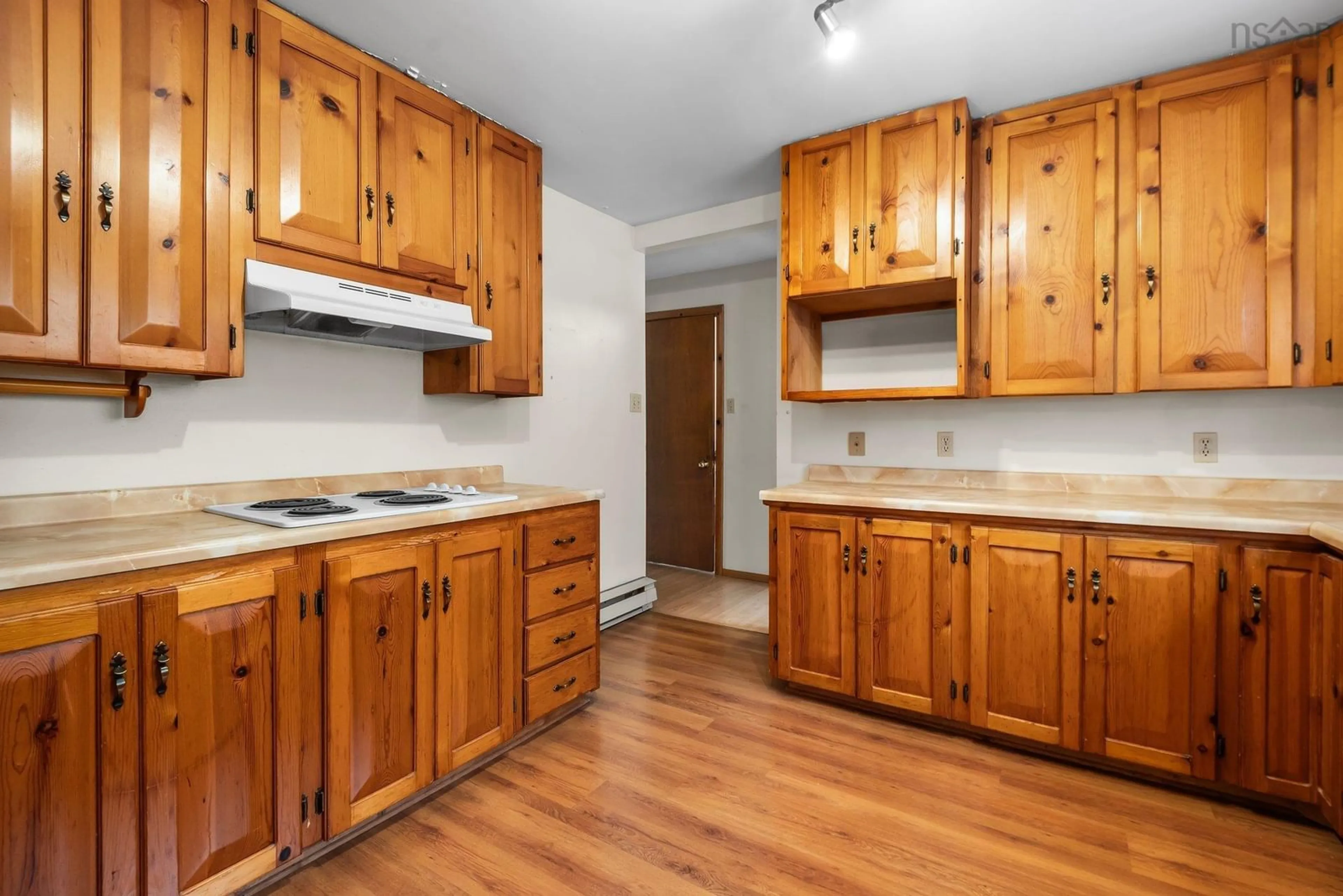 Standard kitchen, wood/laminate floor for 457 Middle River Rd, Chester Basin Nova Scotia B0J 1K0