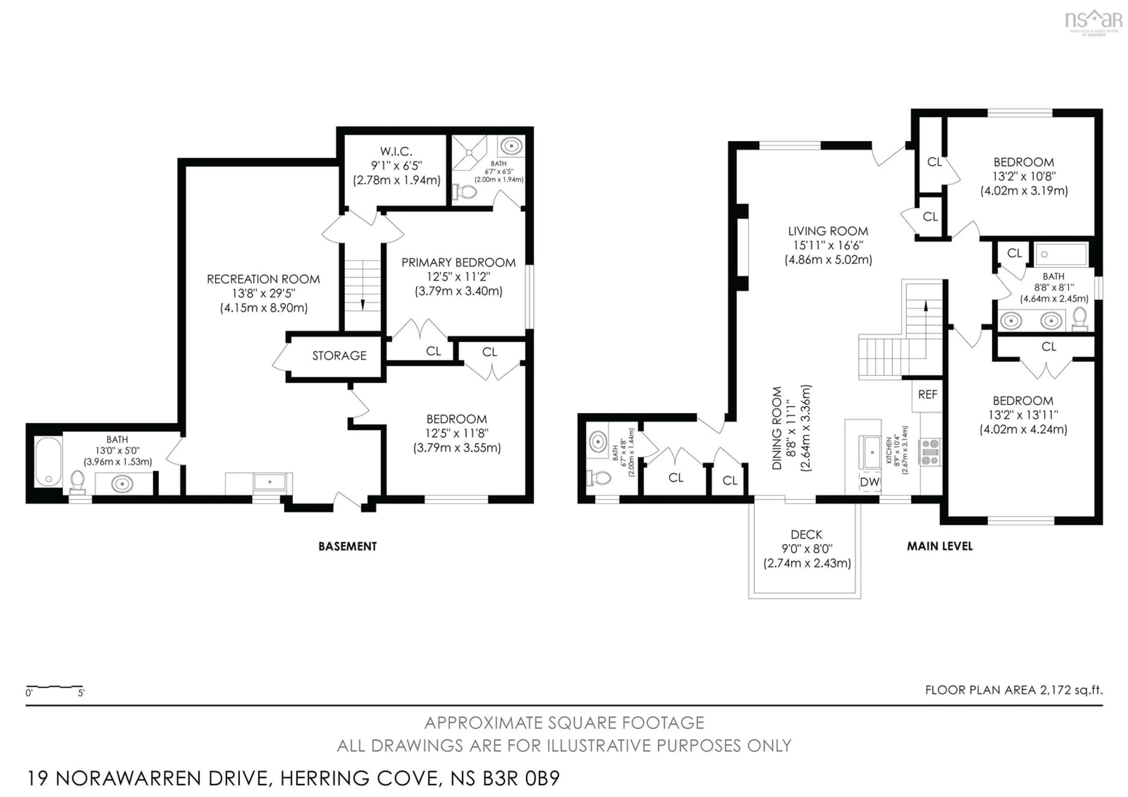 Floor plan for 19 Norawarren Dr, Herring Cove Nova Scotia B3R 0B9