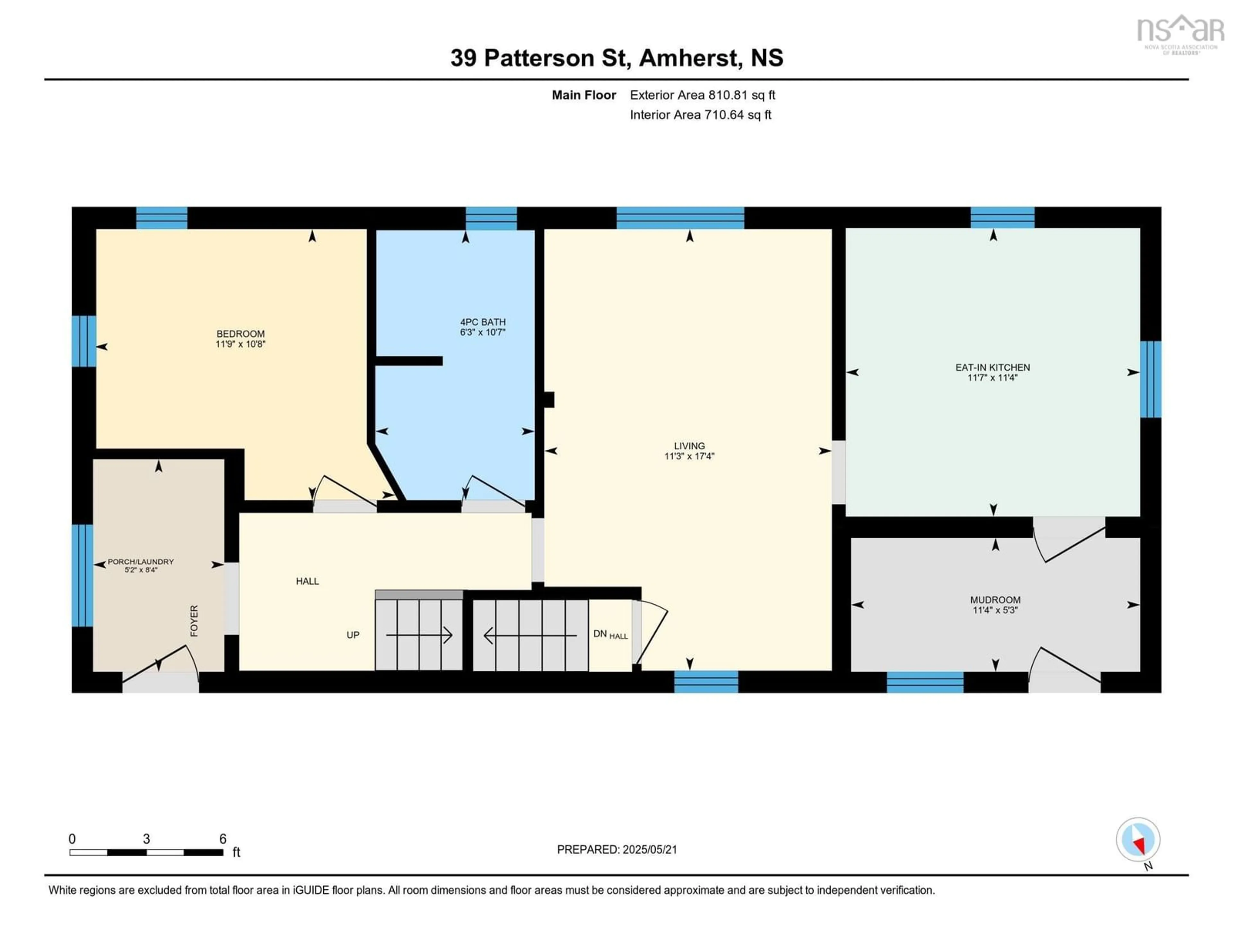 Floor plan for 39 Patterson Street, Amherst Nova Scotia B4H 1G6