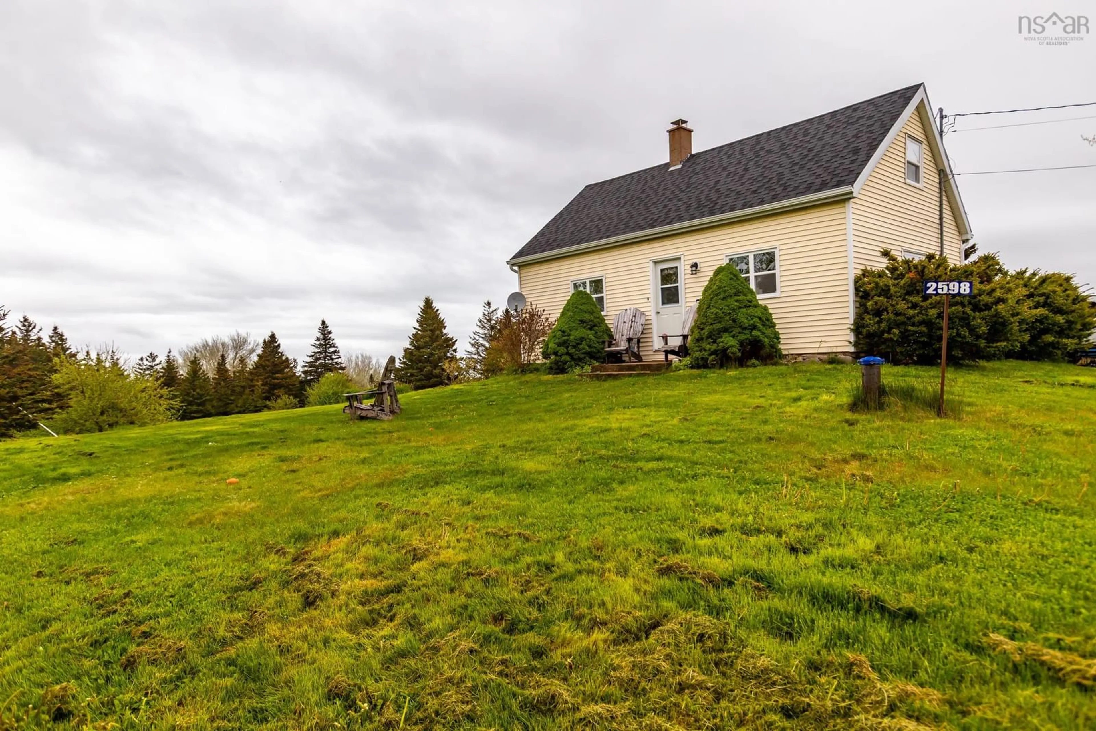 A pic from outside/outdoor area/front of a property/back of a property/a pic from drone, unknown for 2598 Mount Hanley Rd, Mount Hanley Nova Scotia B0S 1P0
