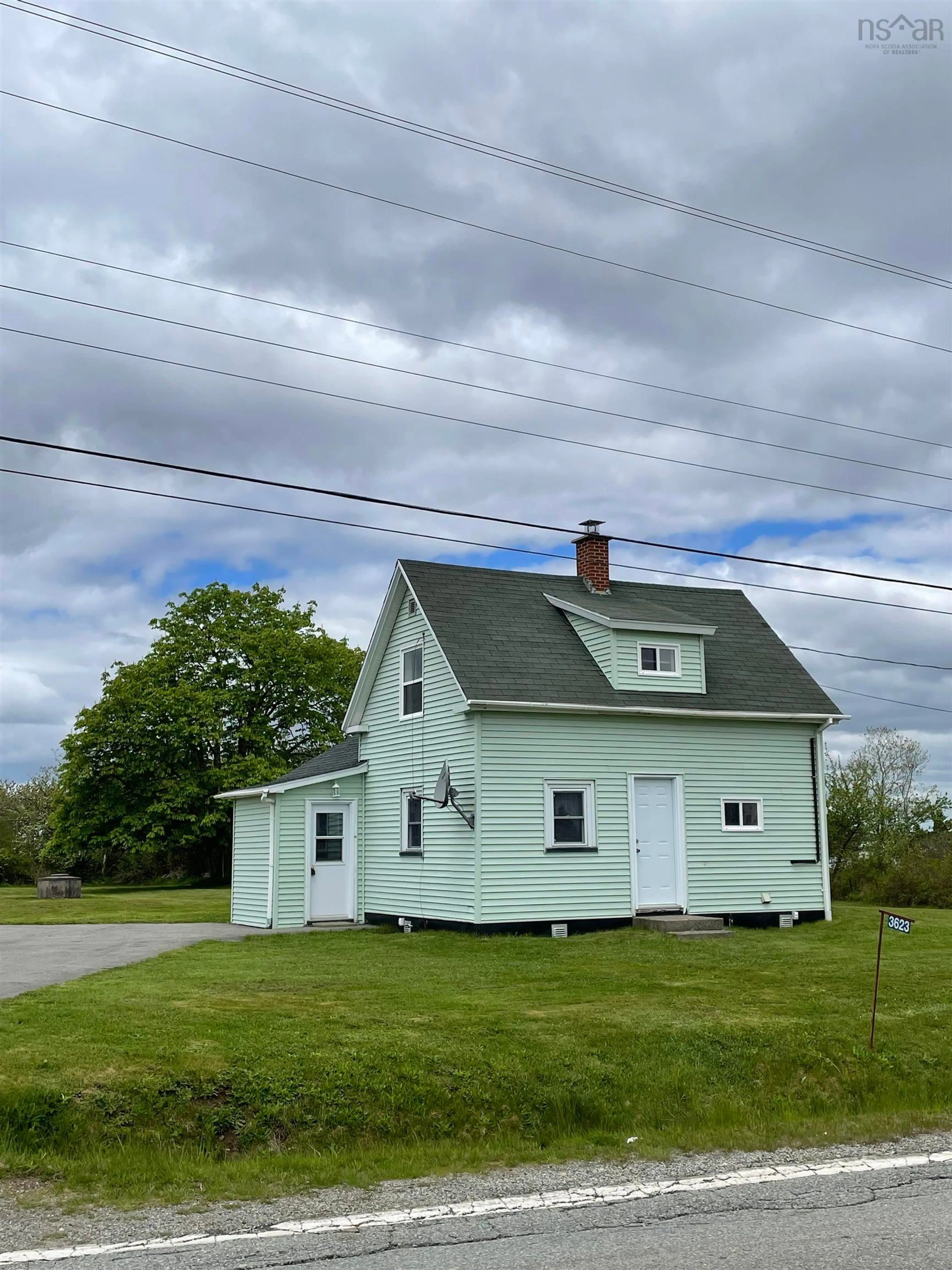 A pic from outside/outdoor area/front of a property/back of a property/a pic from drone, street for 3623 Highway 308, Hubbards Point Nova Scotia B0W 3M0