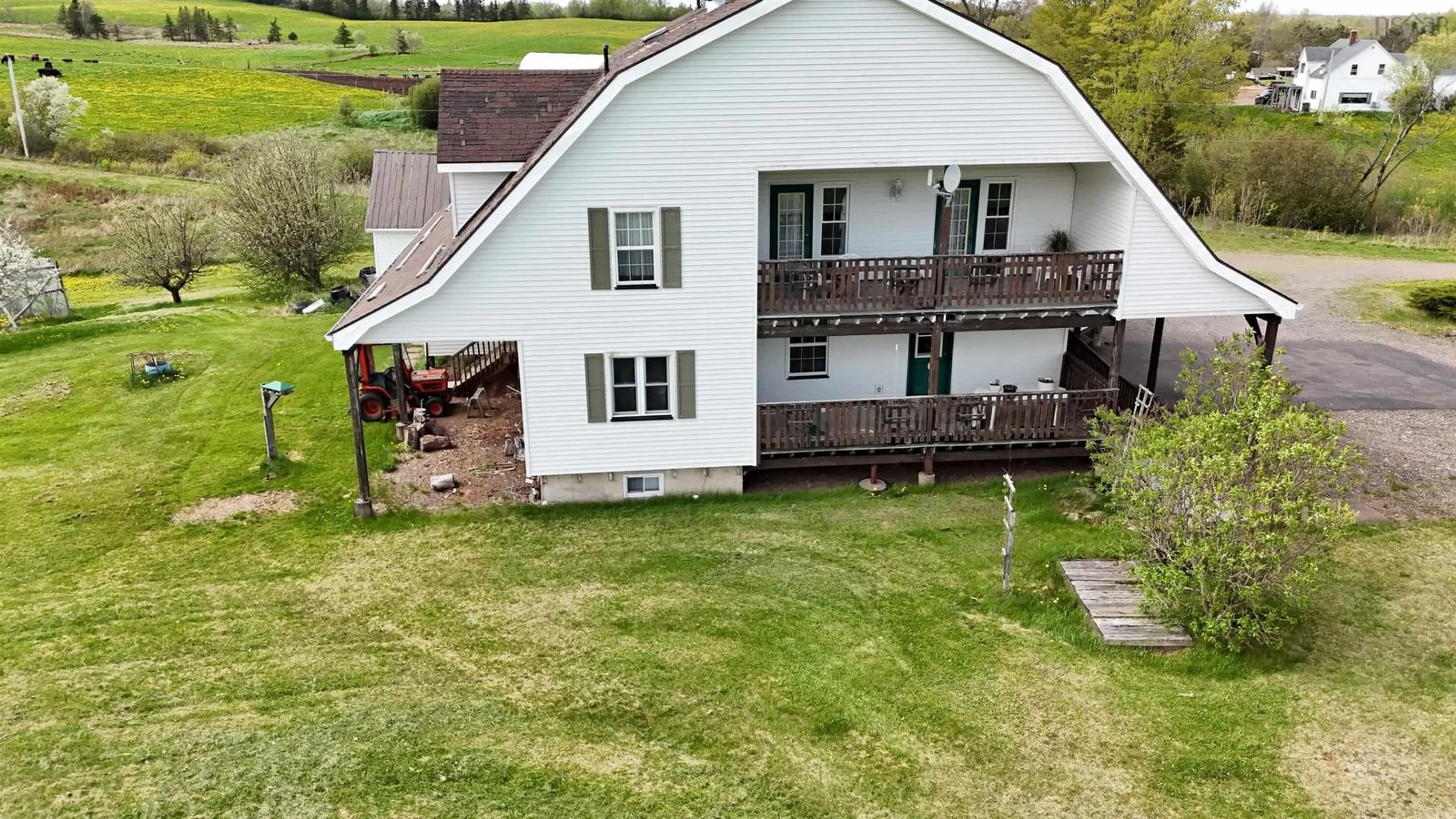A pic from outside/outdoor area/front of a property/back of a property/a pic from drone, building for 8627 311 Hwy, Balfron Nova Scotia B0K 1V0