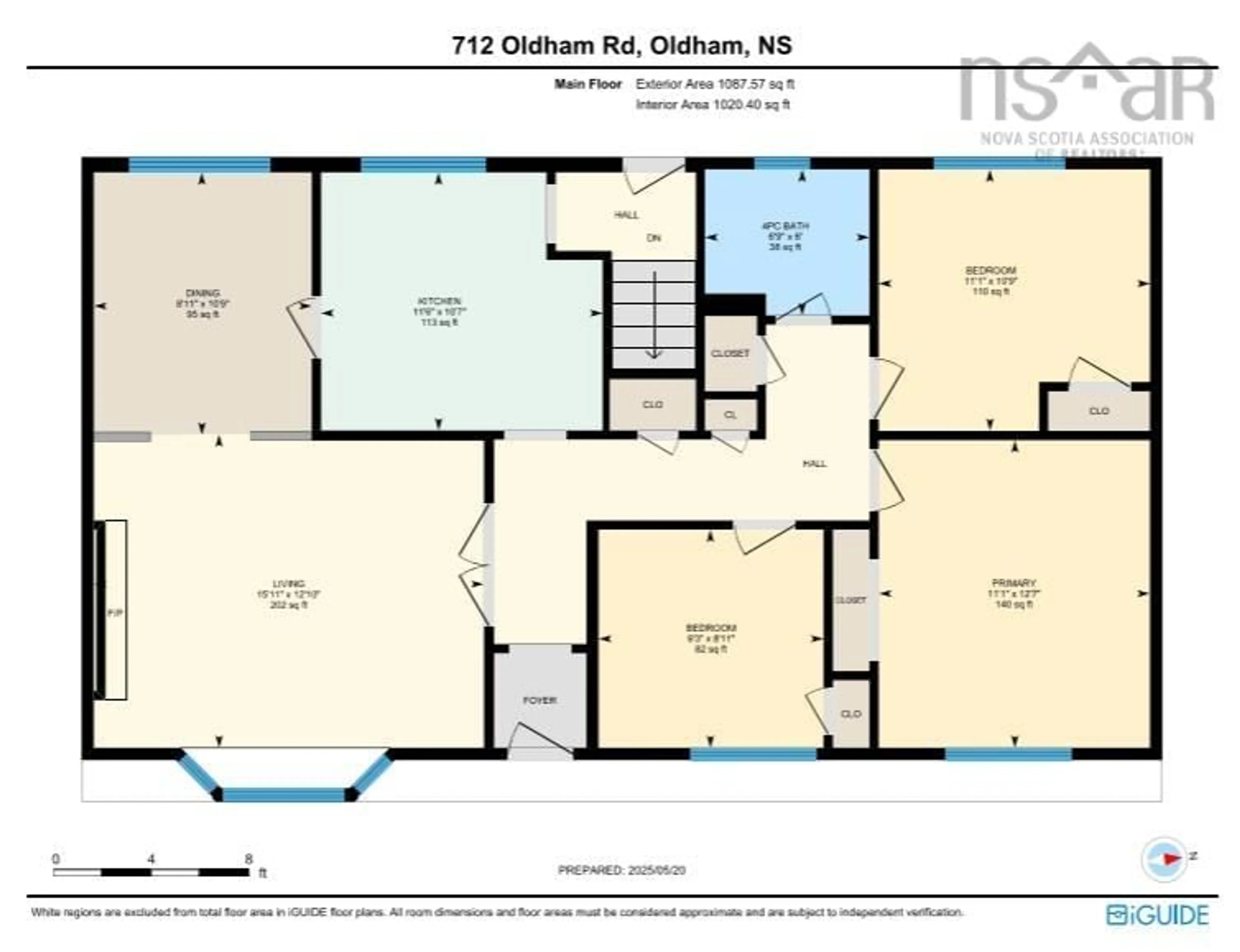 Floor plan for 712 Oldham Rd, Oldham Nova Scotia B2T 1C2